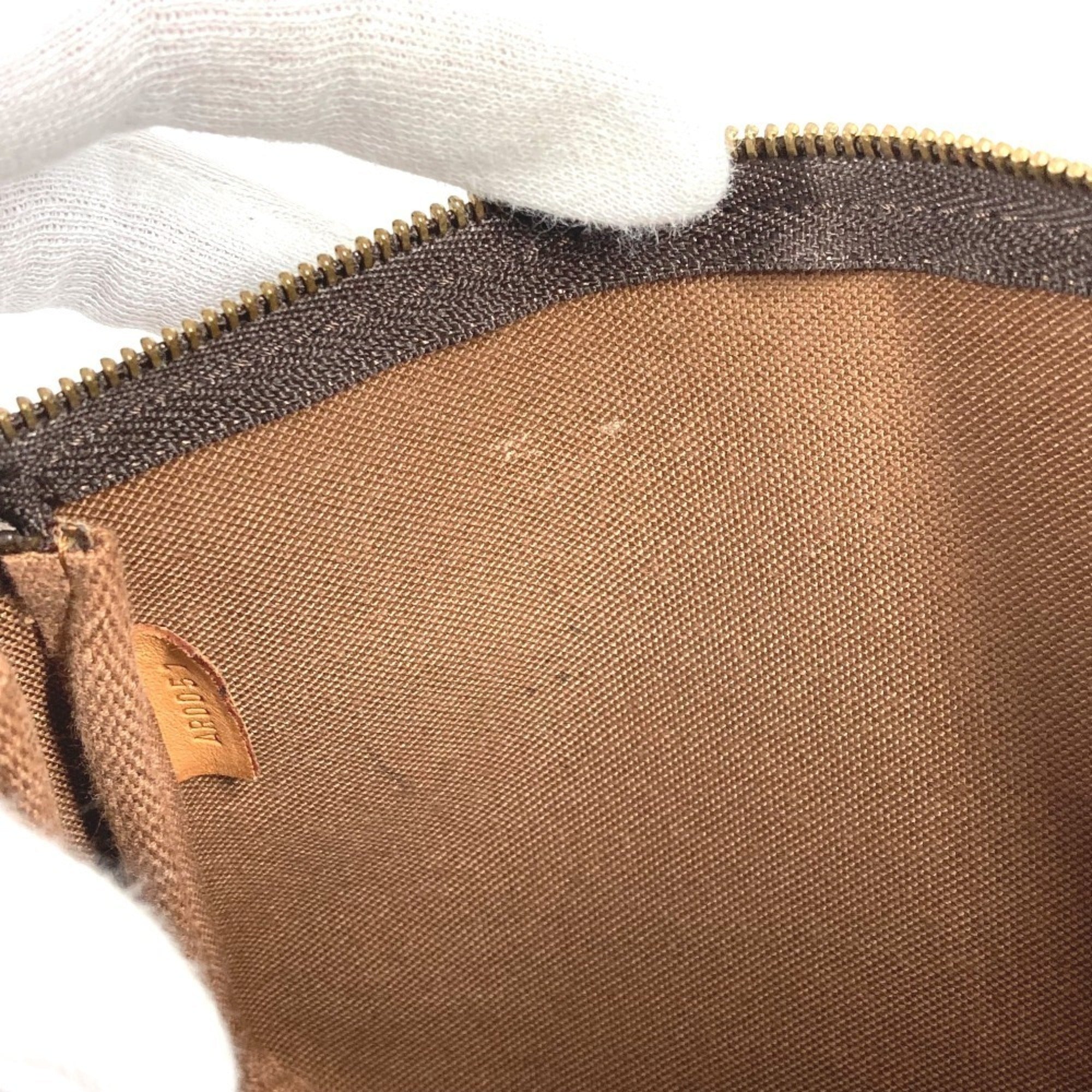 Louis Vuitton Monogram Graffiti Brown Orange Monogram Graffiti Handbag Pochette Shoulder Bag (Pre-Owned)