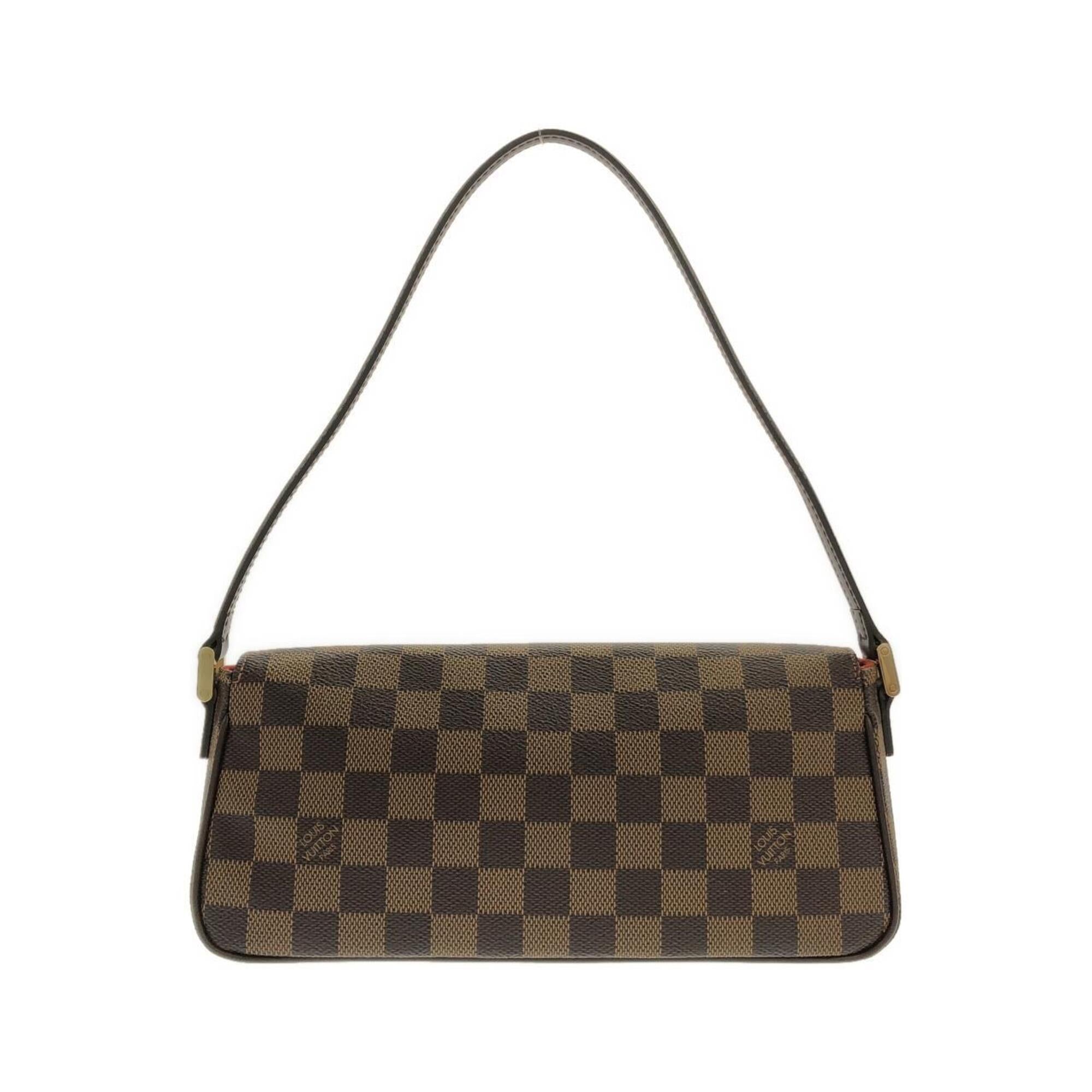 Louis Vuitton Brown Coated Canvas Shoulder Bag (Pre-Owned)