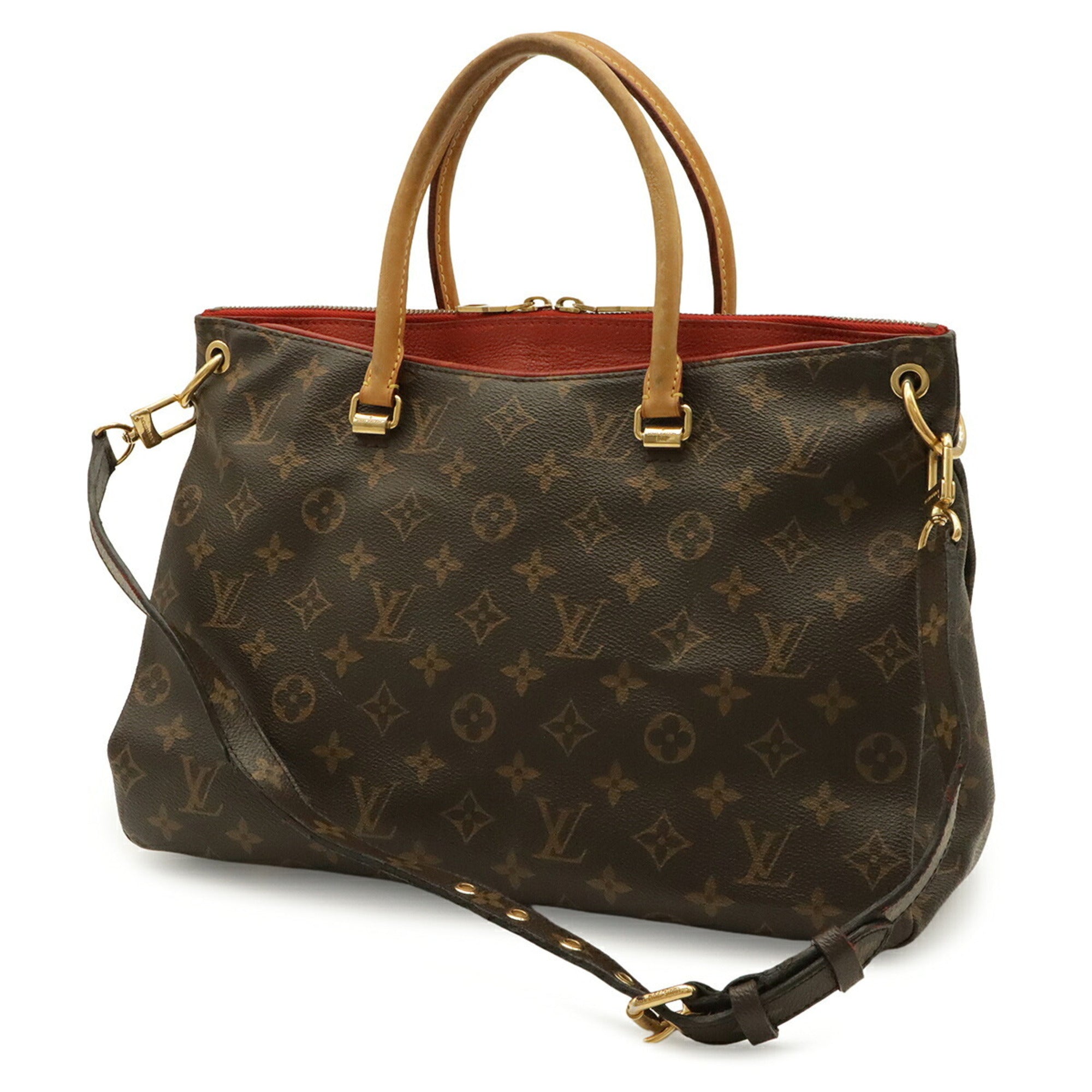 Louis Vuitton Monogram Cerise Monogram Leather Handbag Shoulder Bag (Pre-Owned)