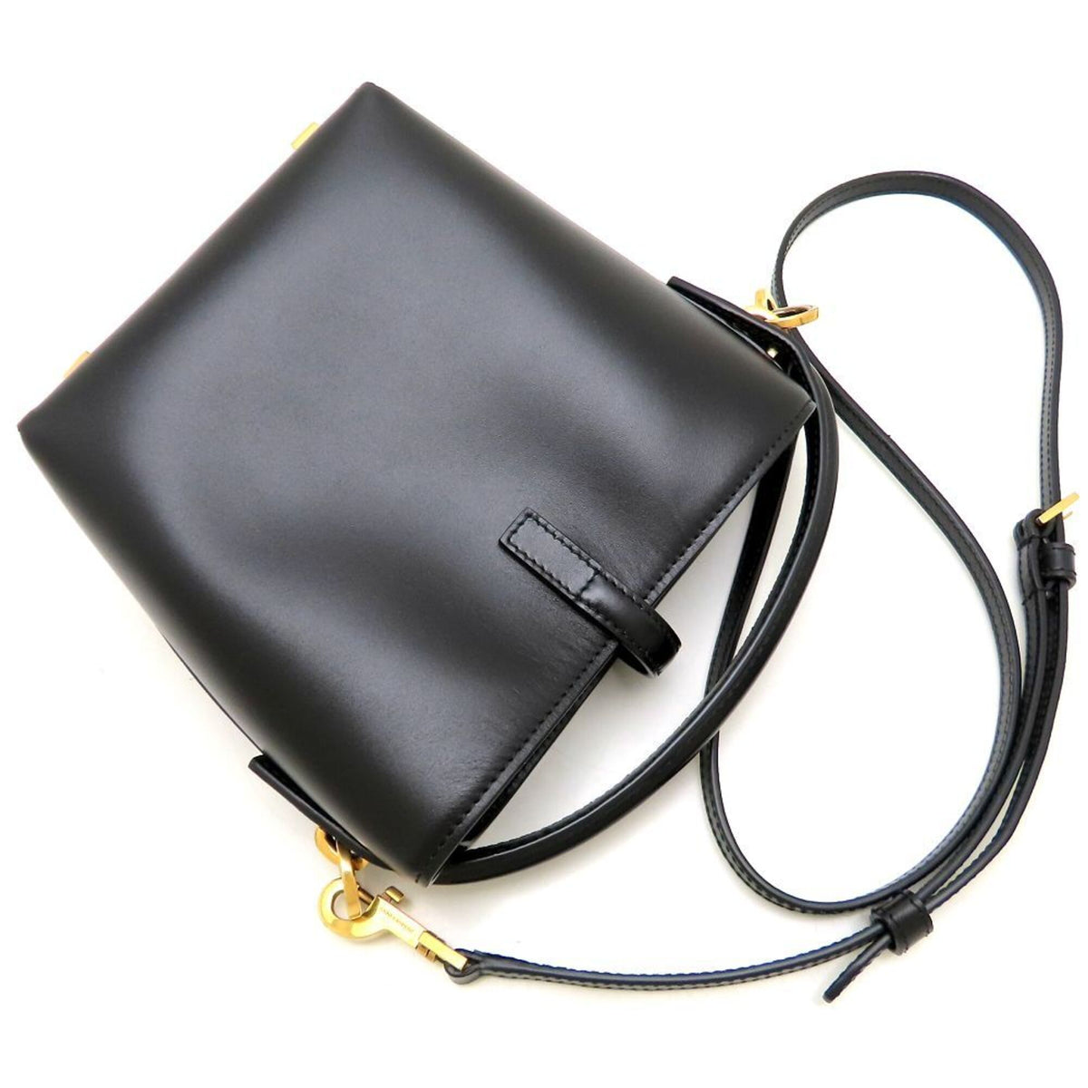 Yves Saint Laurent Black Leather Shoulder Bag (Pre-Owned)