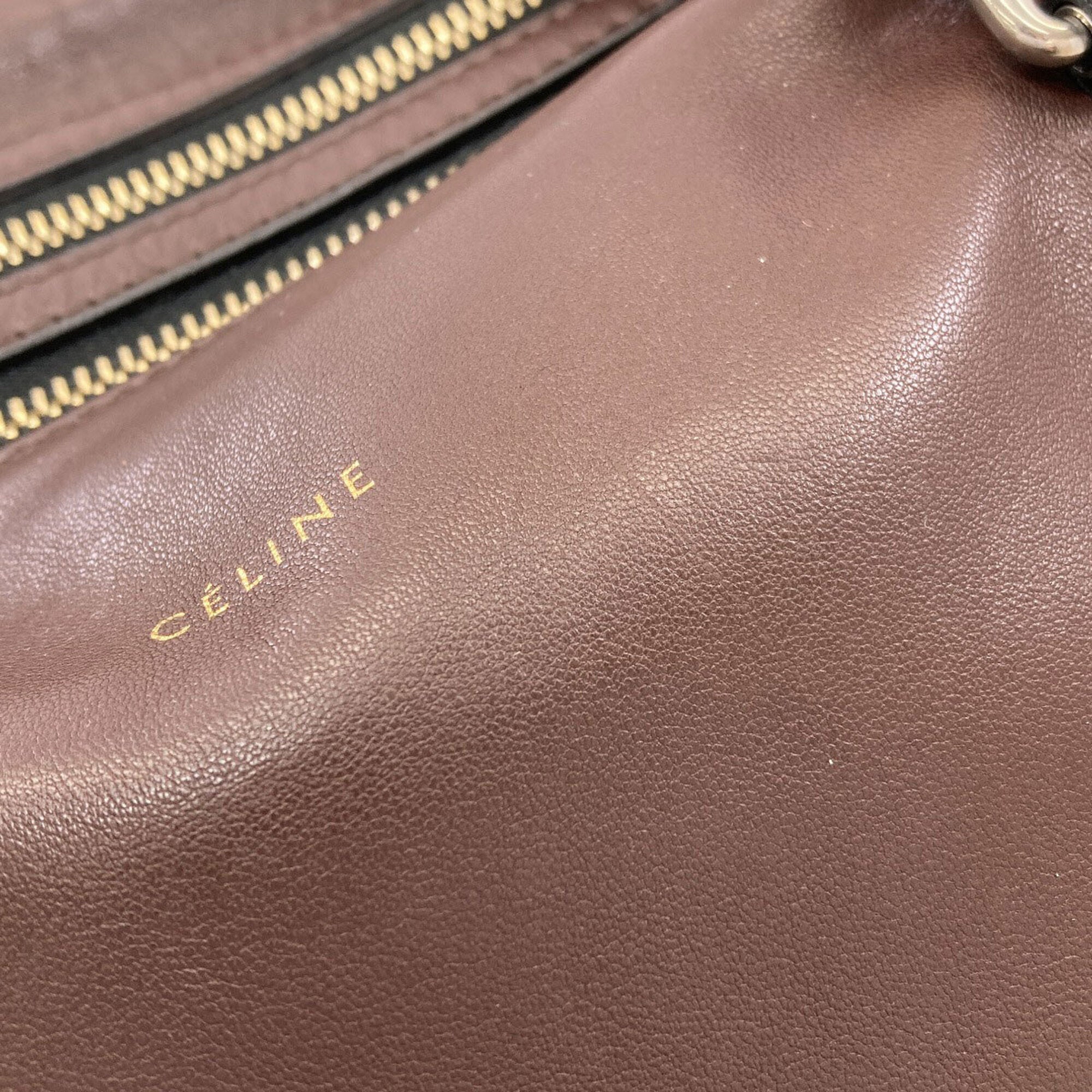 Celine Brown Leather Handbag (Pre-Owned)