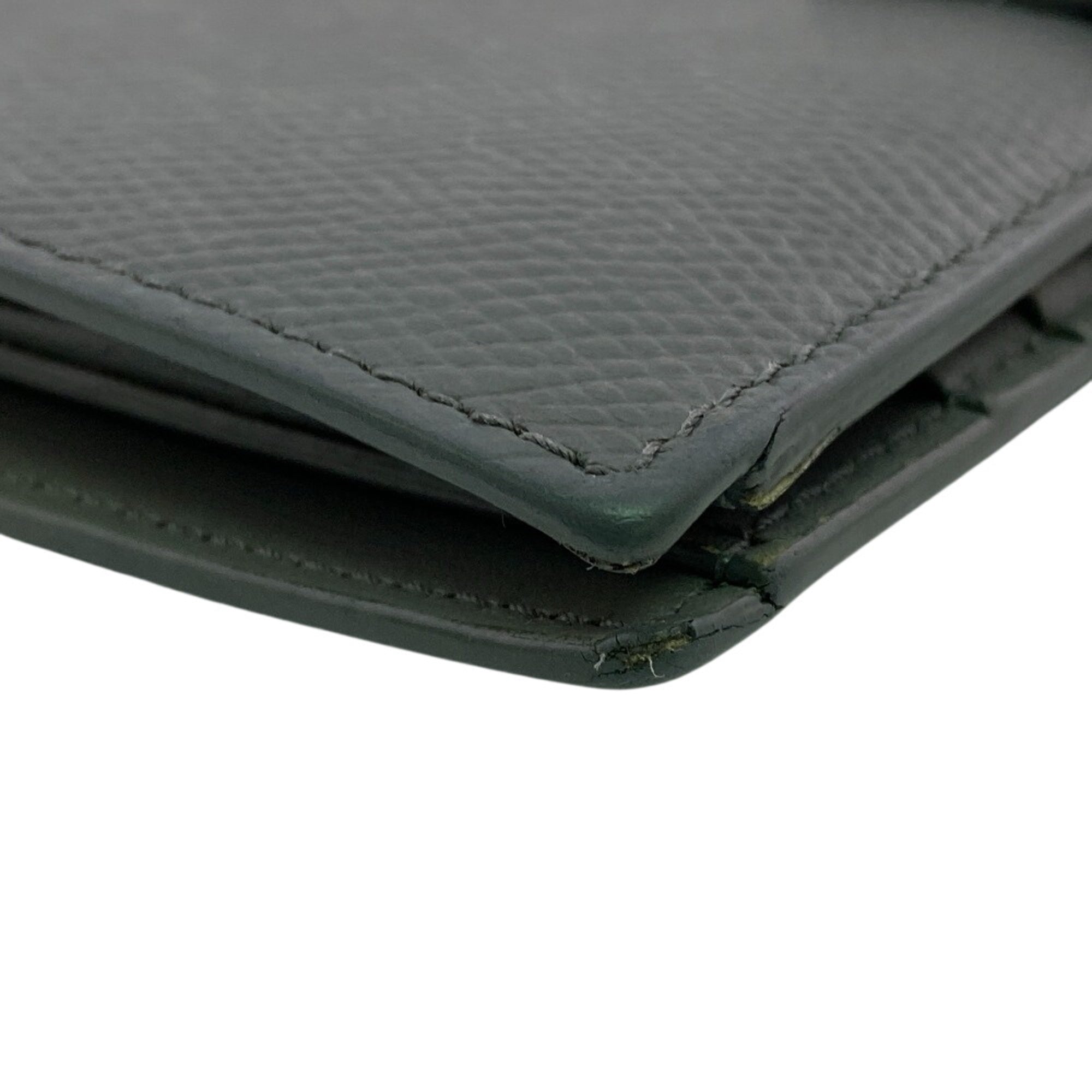 Celine Gray Leather Wallet (Bi-Fold) (Pre-Owned)