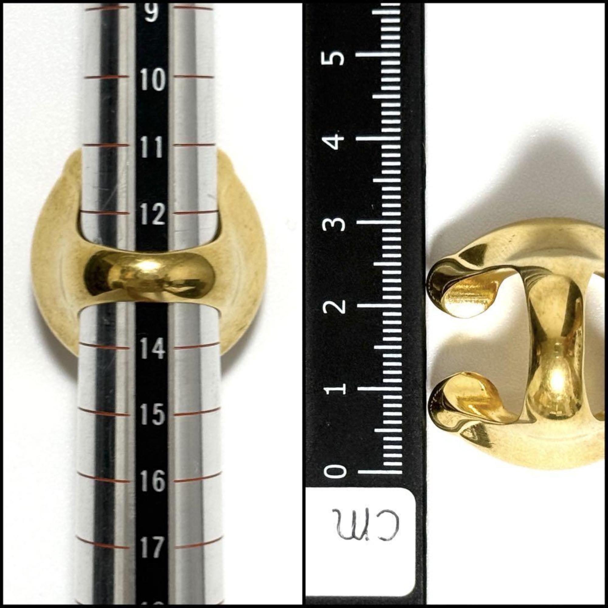 Versace Gold Metal Band Ring (Pre-Owned)