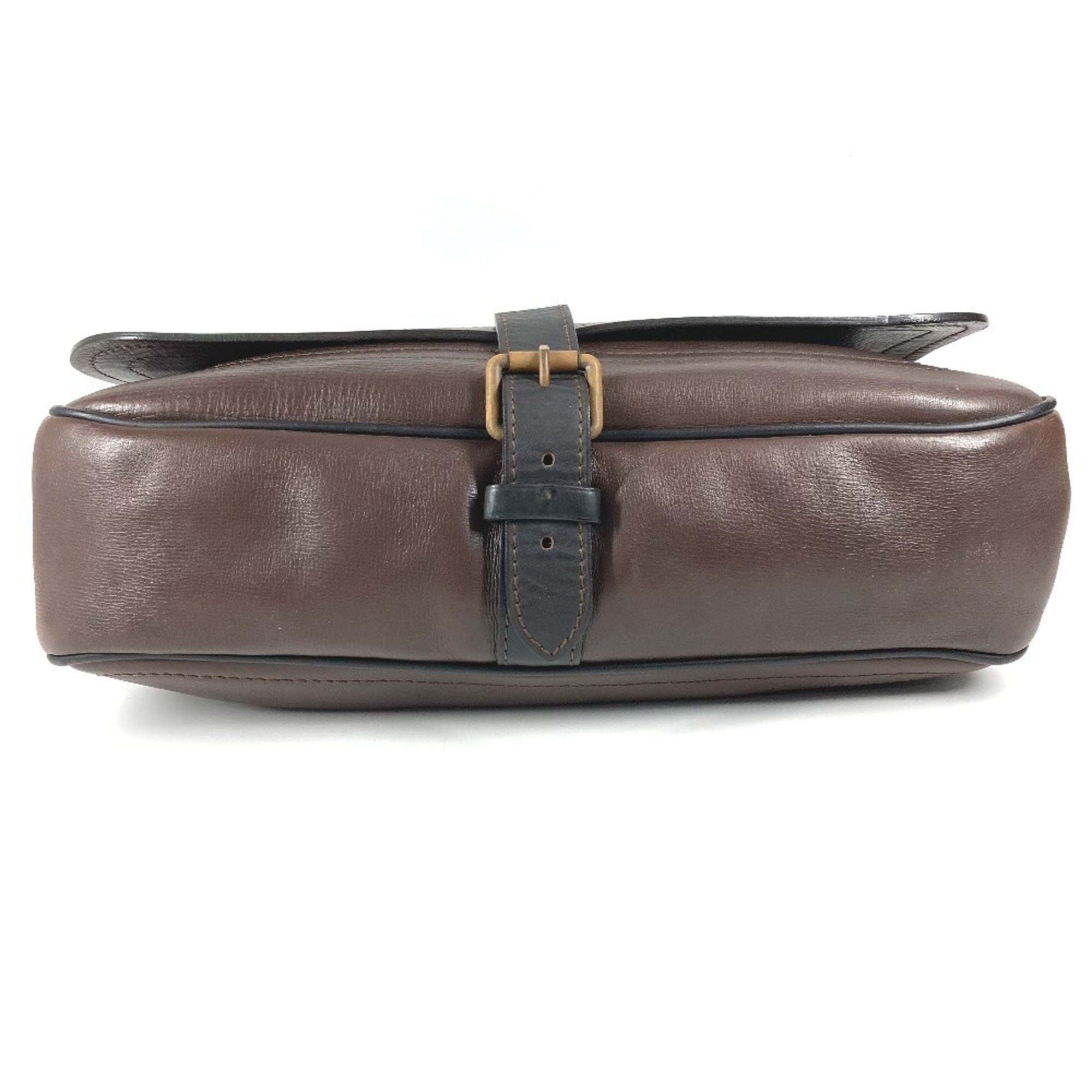 Louis Vuitton Brown Coffee Utah Leather Messenger Bag Shoulder Bag (Pre-Owned)
