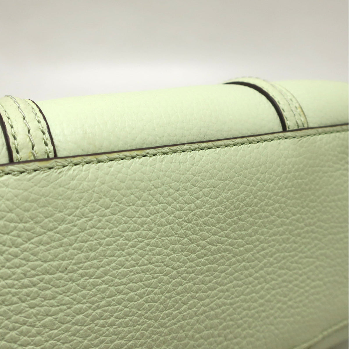 Tory Burch Green Leather Boston Bag (Pre-Owned)