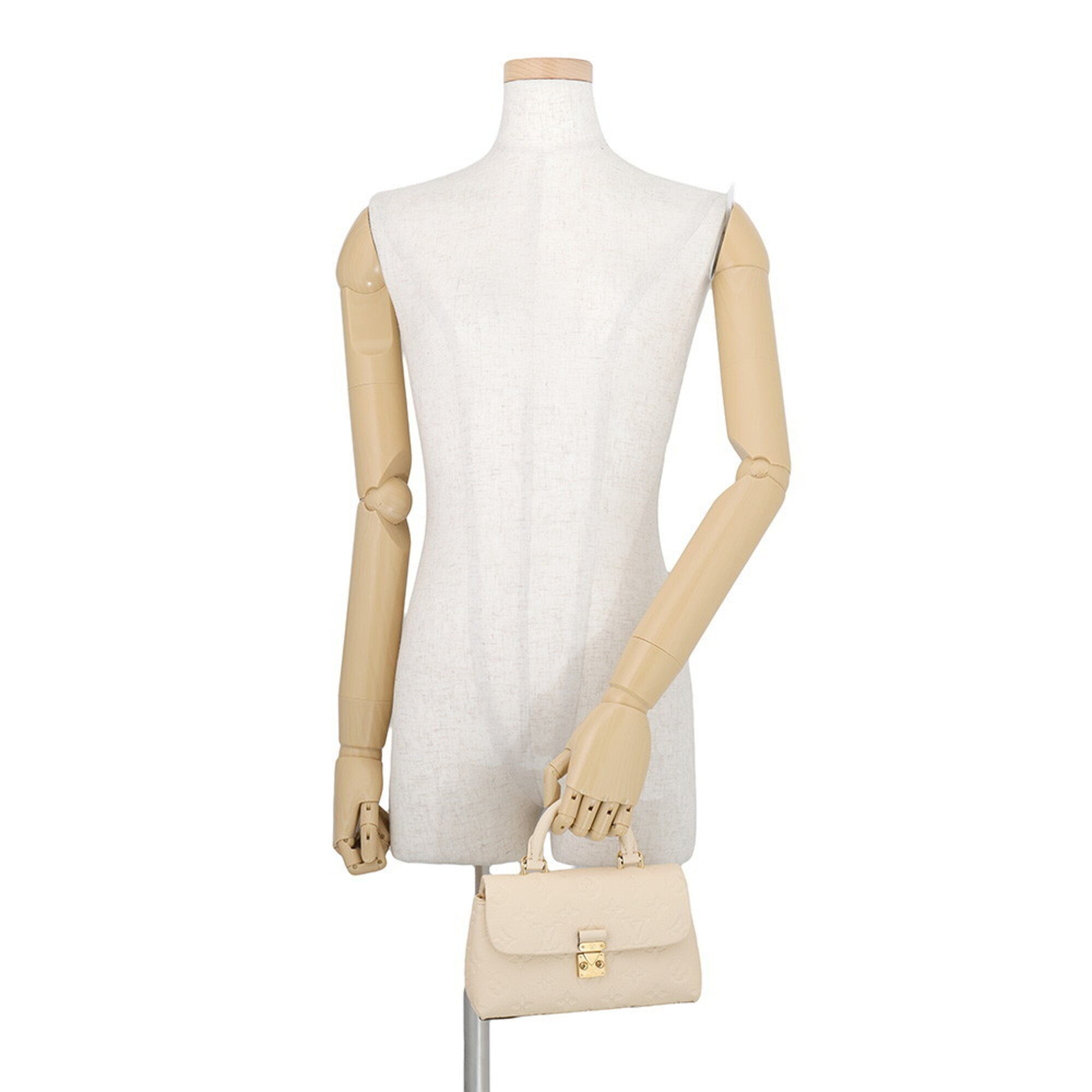 Louis Vuitton Gold Monogram Empreinte Handbag Shoulder Bag (Pre-Owned)