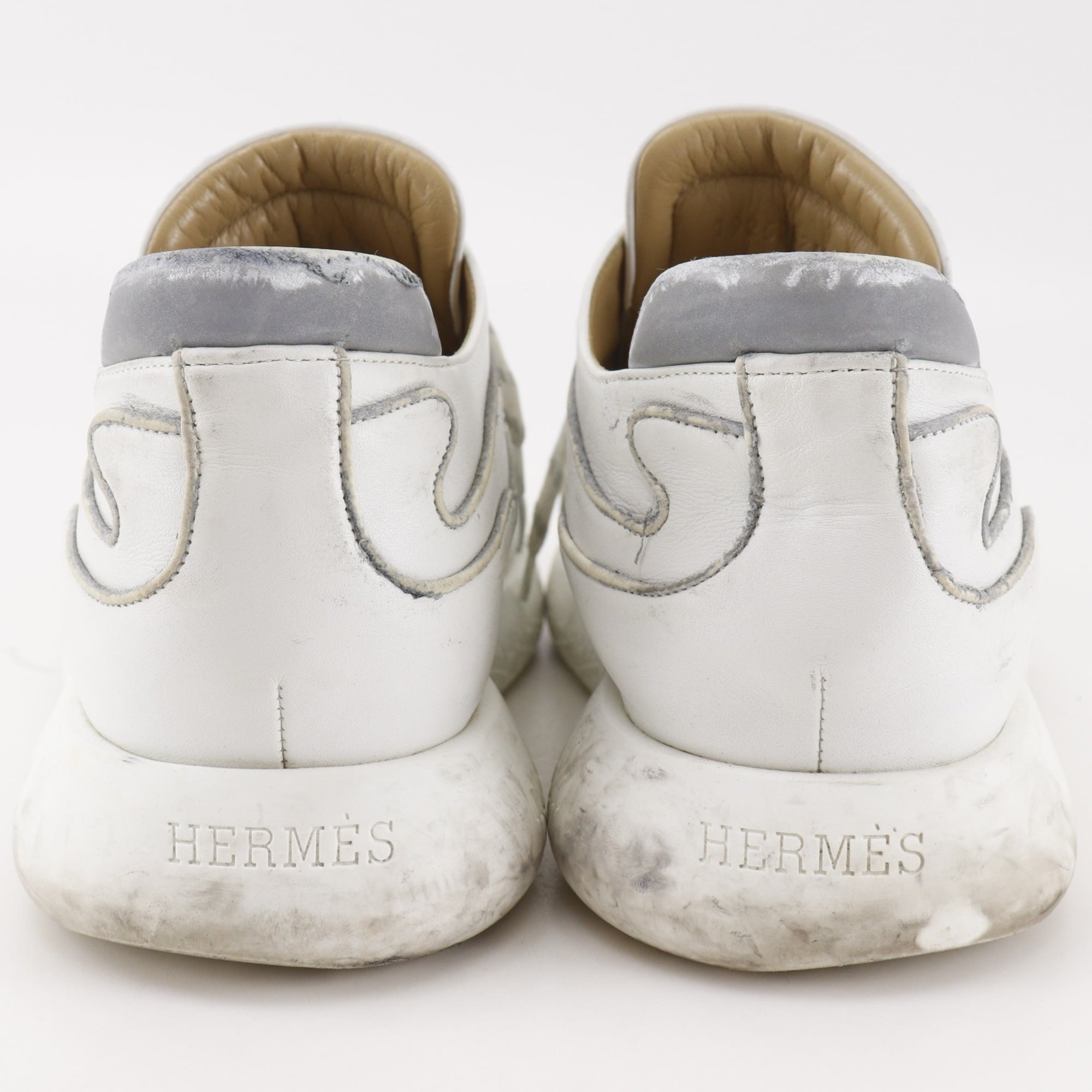 Hermes White Sneakers (Pre-Owned)