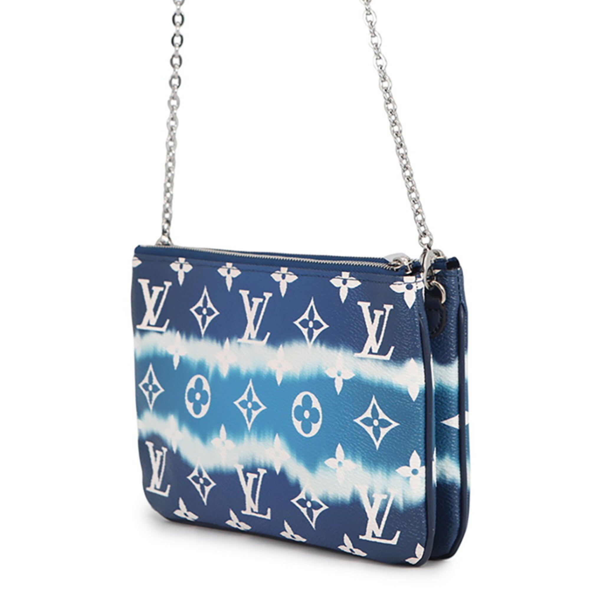 Louis Vuitton Blue Handbag Pochette Shoulder Bag (Pre-Owned)