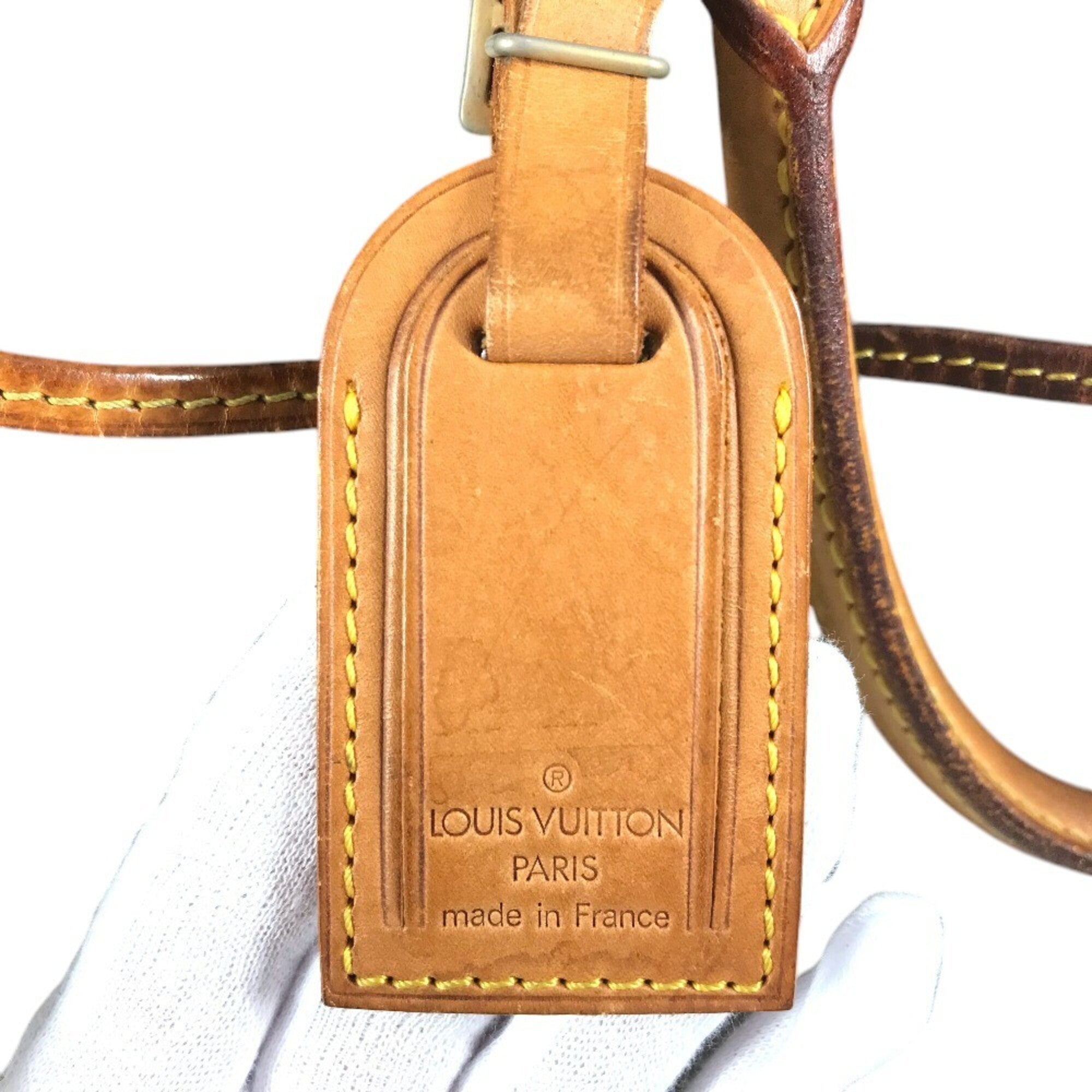 Louis Vuitton Brown Monogram Canvas Boston Bag Handbag Tote Bag (Pre-Owned)