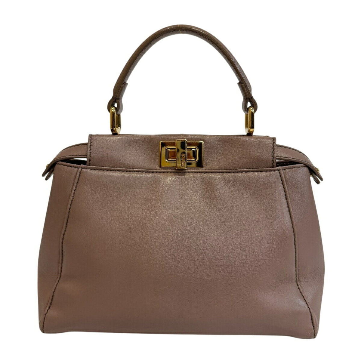 Fendi Brown Leather Handbag (Pre-Owned)