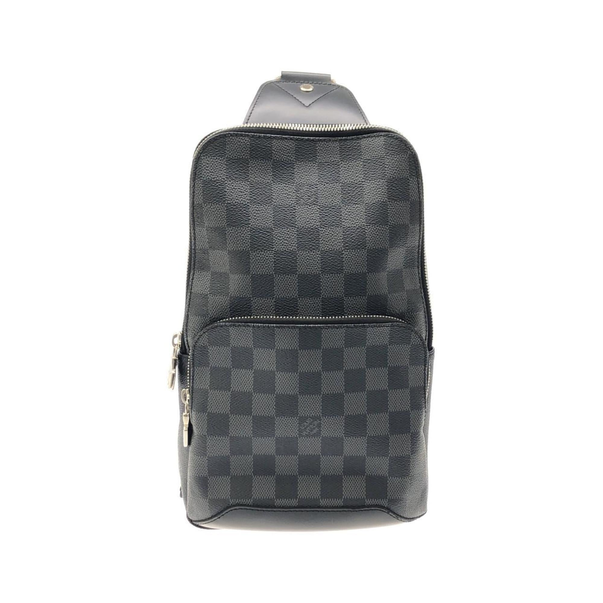Louis Vuitton Graphite Coated Canvas Shoulder Bag (Pre-Owned)