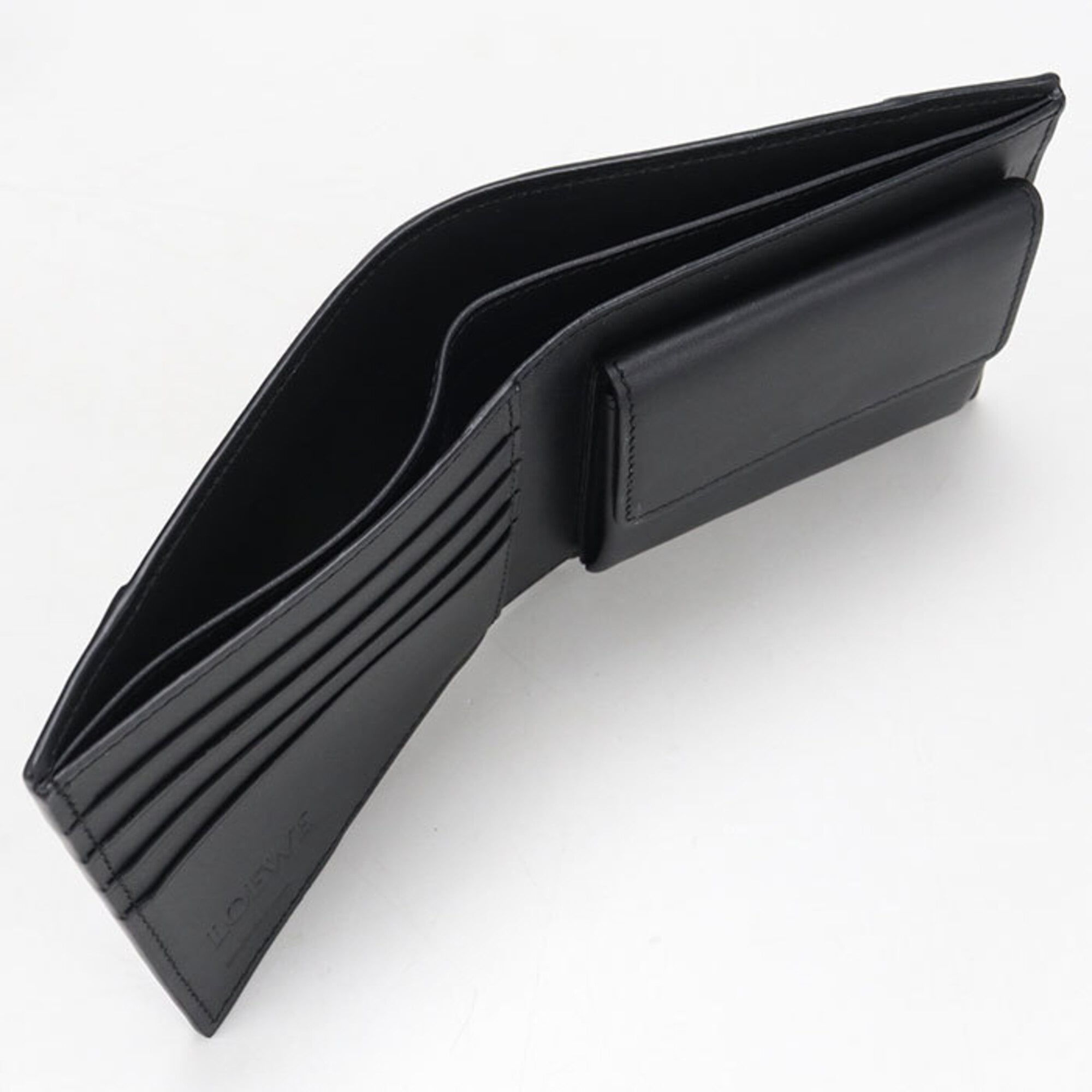 Loewe Black Leather Wallet (Bi-Fold) (Pre-Owned)