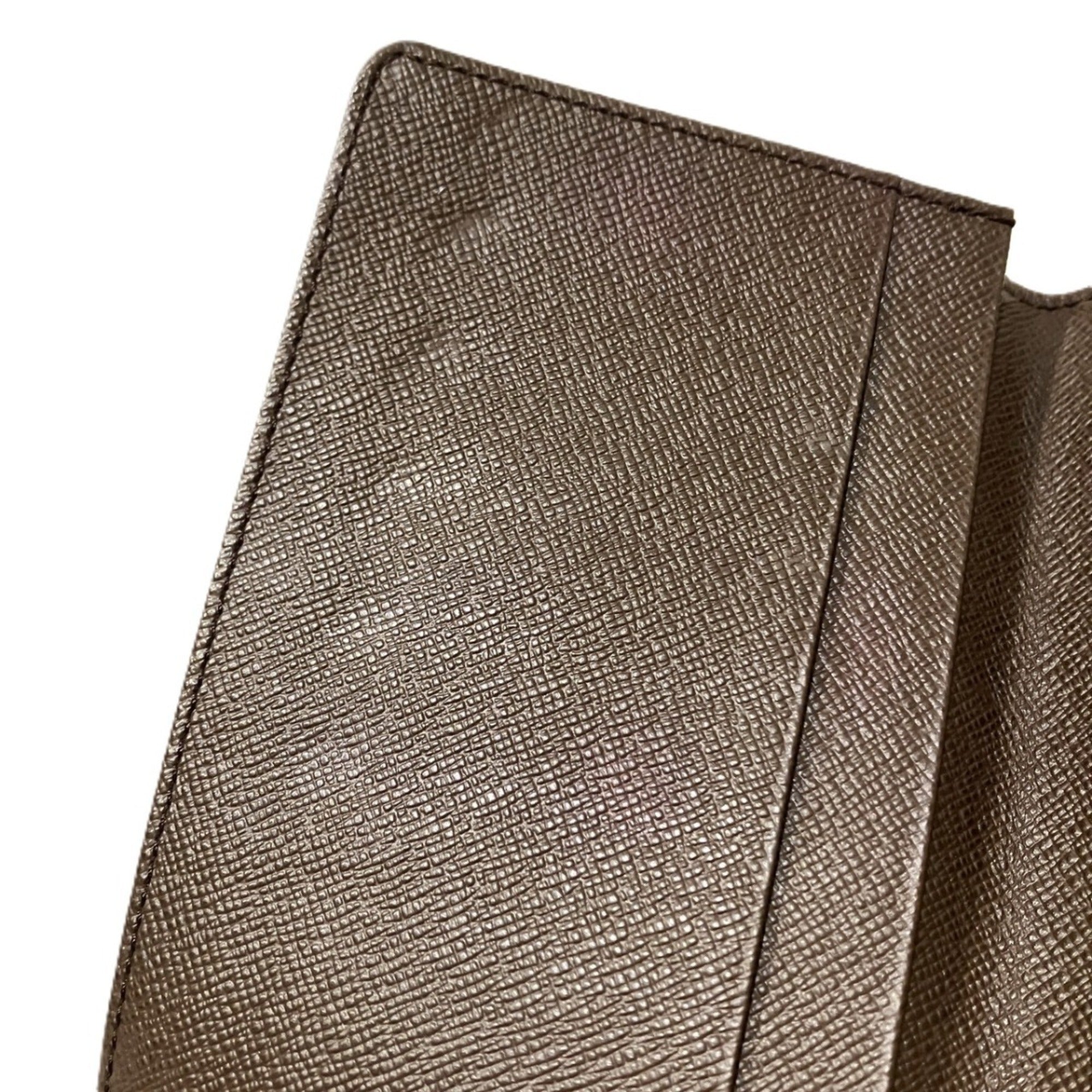Louis Vuitton Brown Damier Canvas Long Bill Wallet (Bi-Fold) (Pre-Owned)
