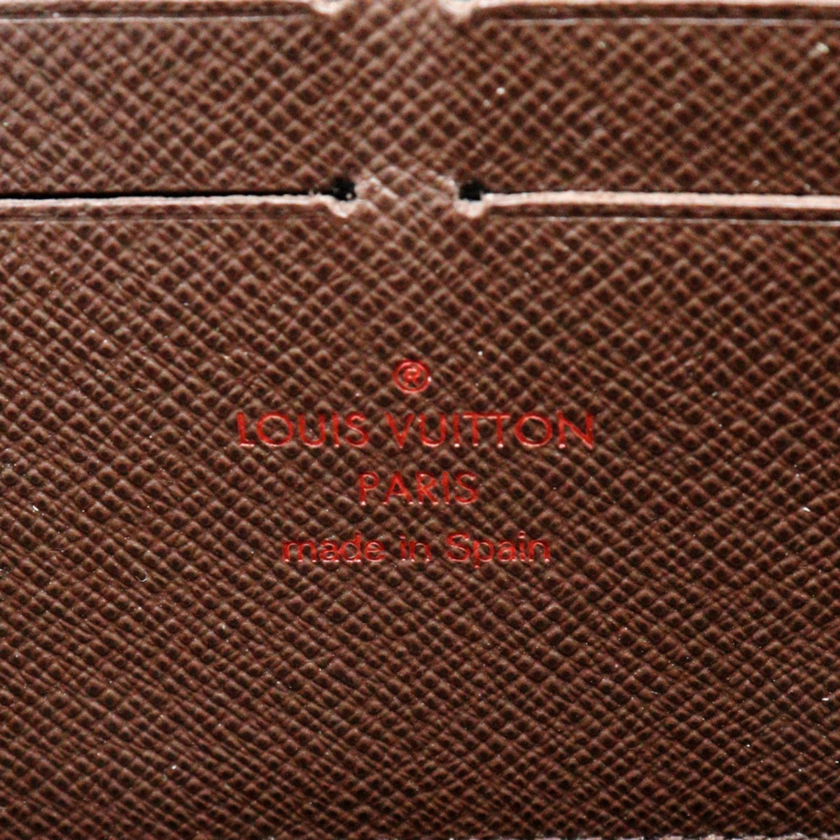 Louis Vuitton Brown Ebene Galle Damier Canvas Long Wallet (Bi-Fold) (Pre-Owned)