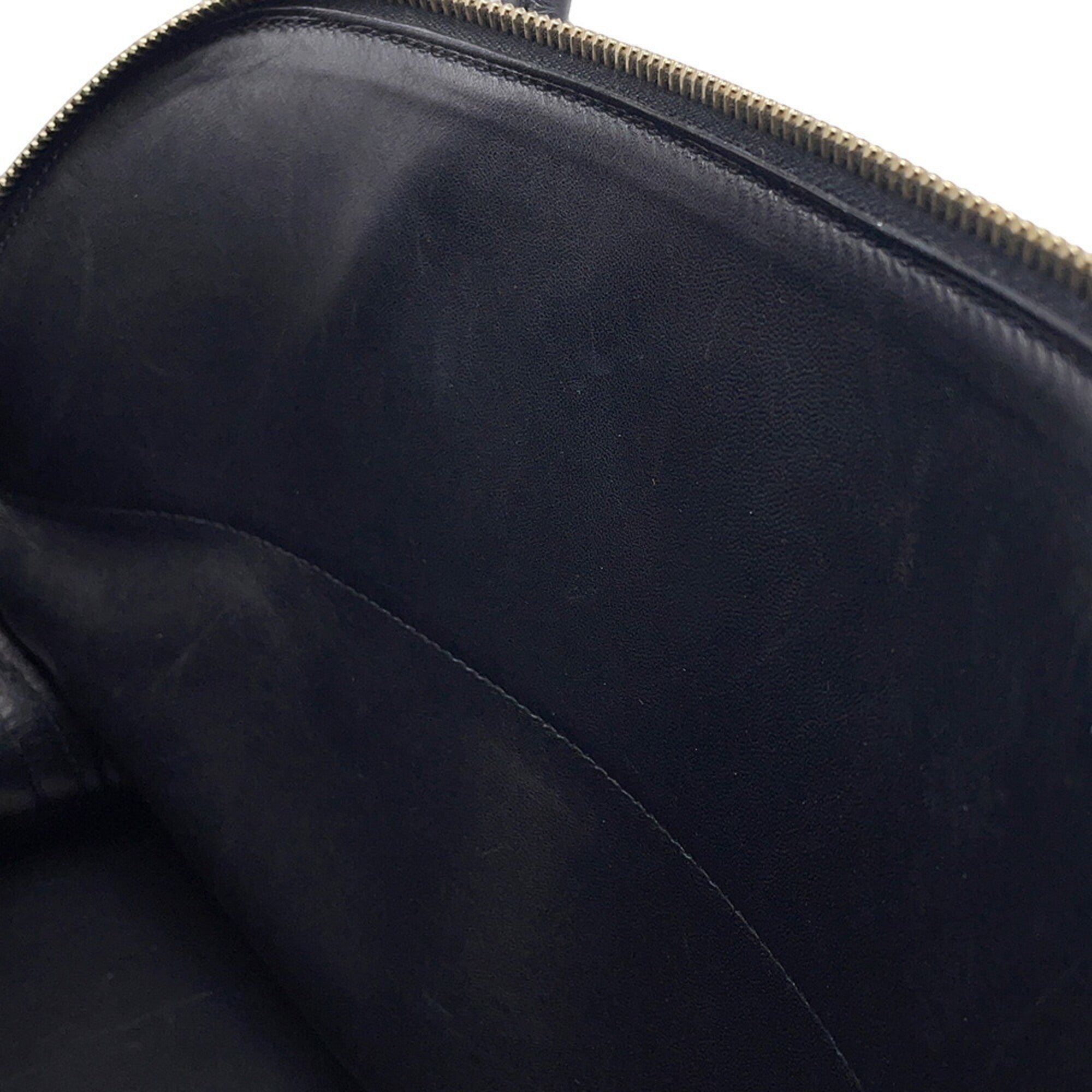 Hermes Black Taurillon Clemence Leather Handbag (Pre-Owned)