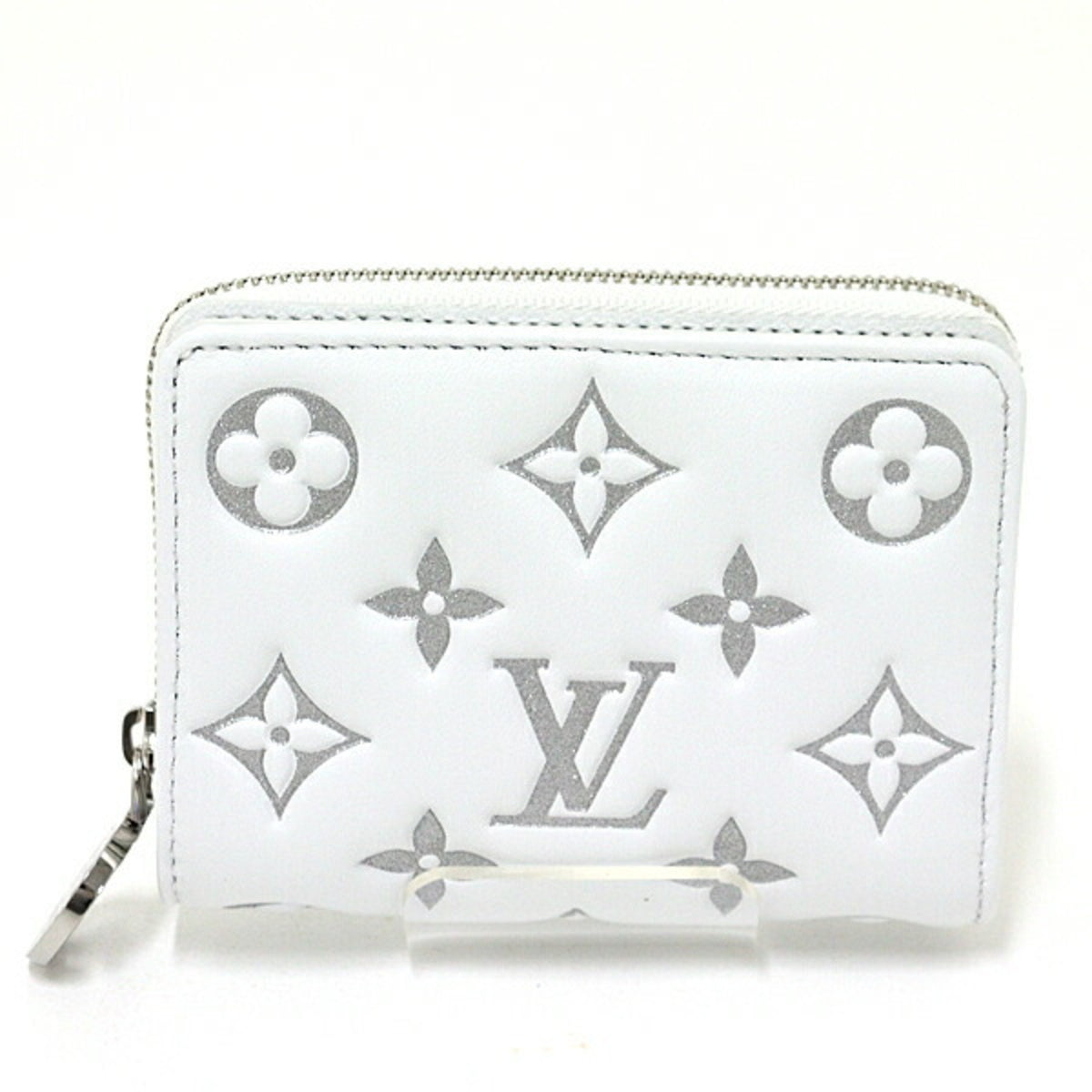 Louis Vuitton White Leather Wallet (Bi-Fold) (Pre-Owned)