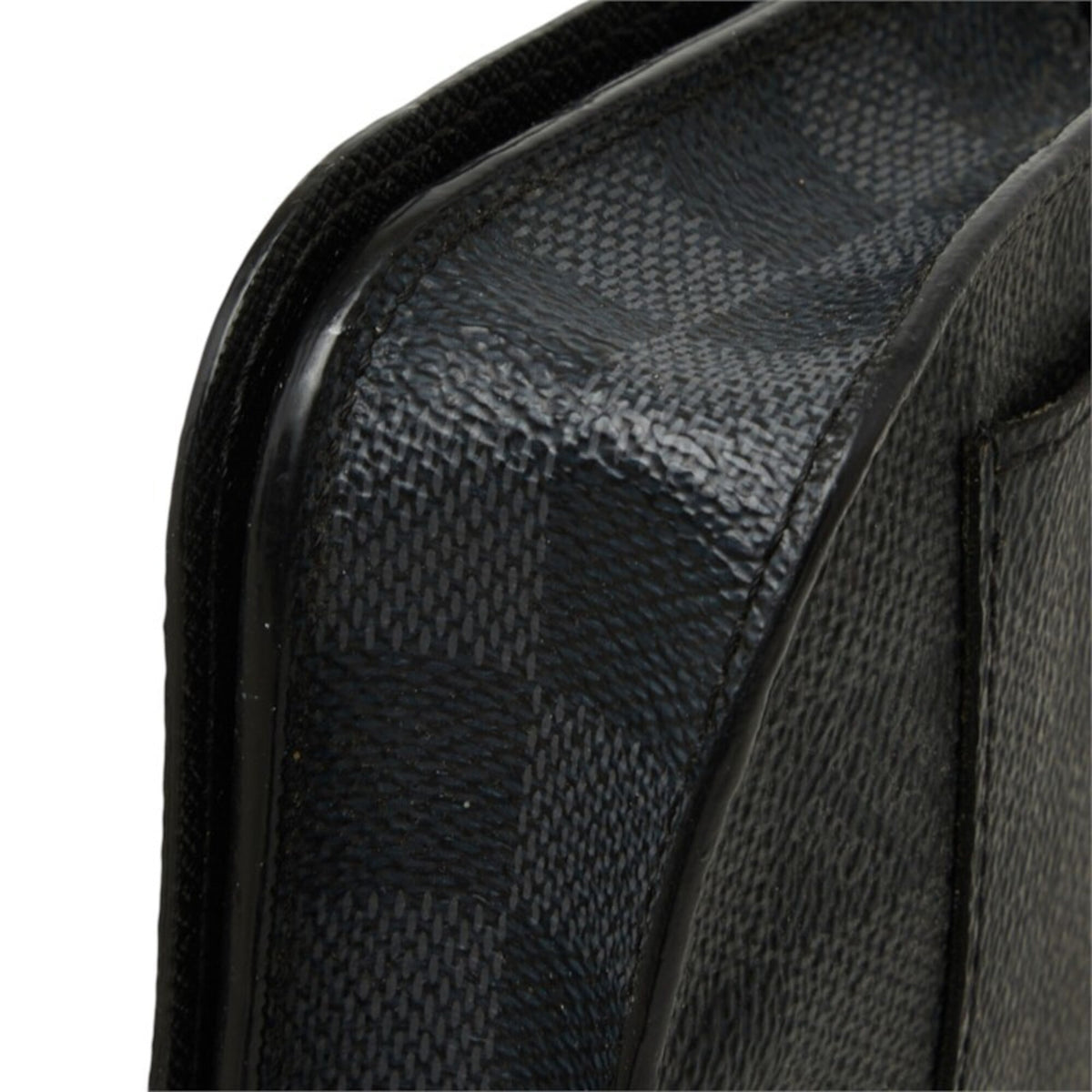 Louis Vuitton Black Damier Graphite Pvc Handbag Pouch (Pre-Owned)