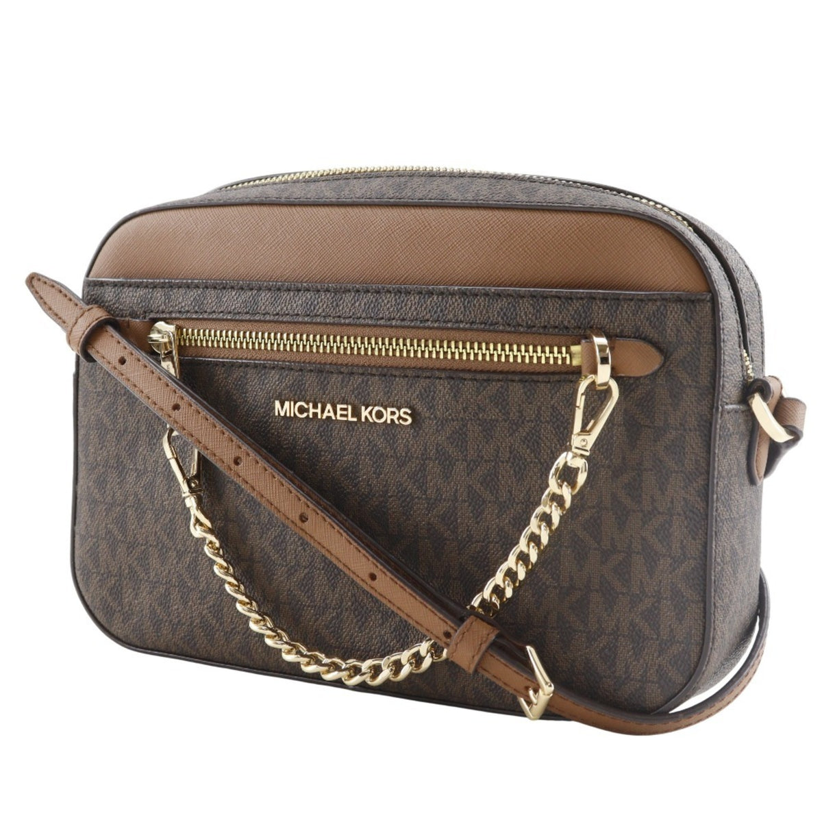 Michael Kors Brown Pvc Shoulder Bag (Pre-Owned)