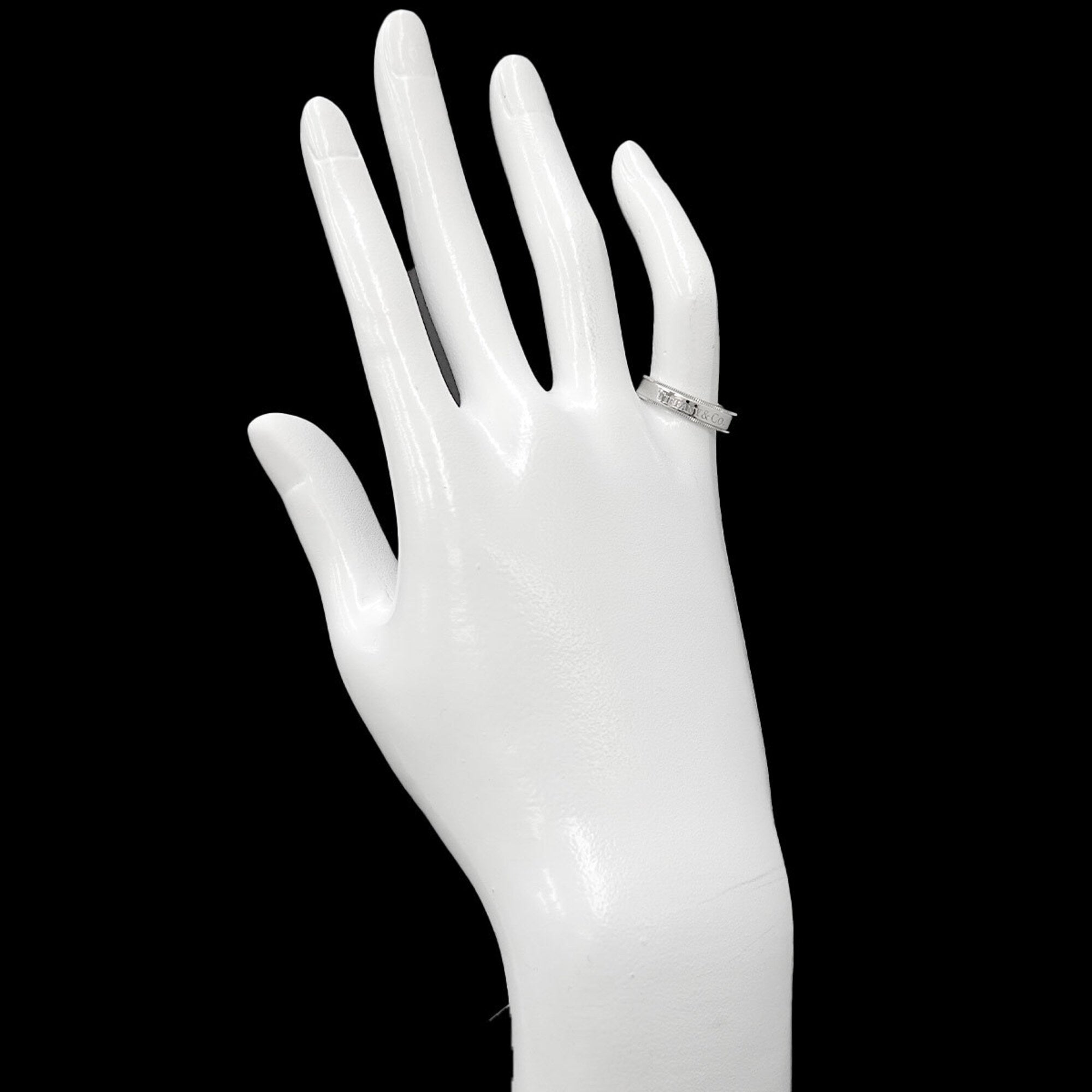 Tiffany Platinum 950 Band Ring (Pre-Owned)
