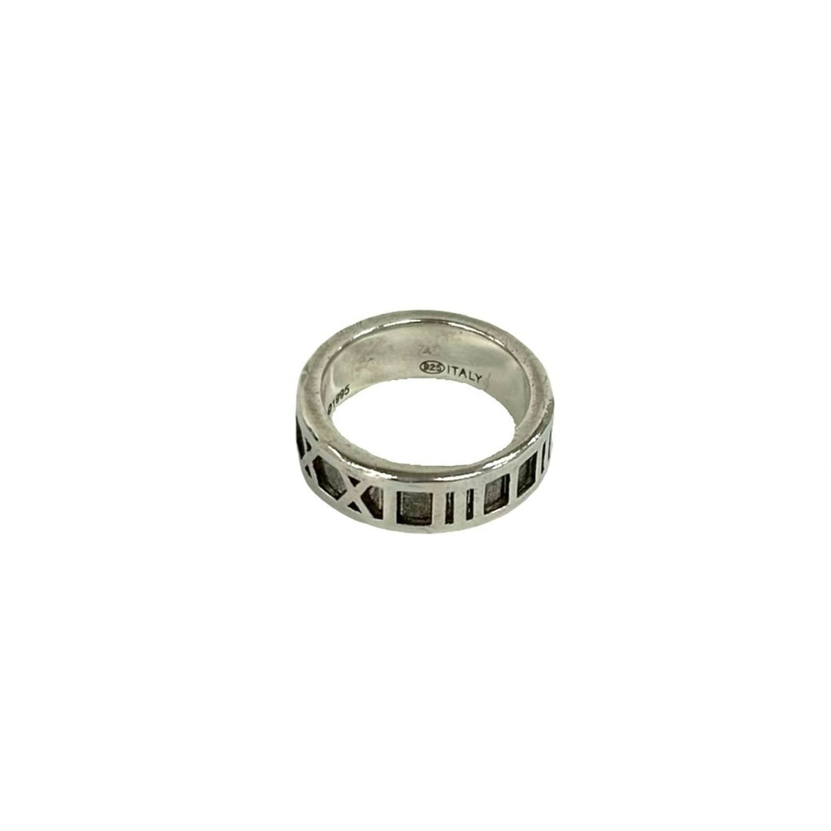 Tiffany Silver Silver 925 Band Ring (Pre-Owned)