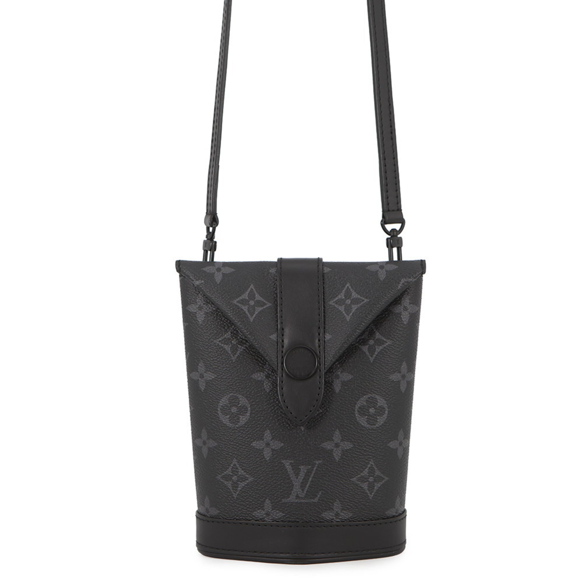 Louis Vuitton Monogram Eclipse Black Noir Monogram Eclipse Handbag Pouch Shoulder Bag (Pre-Owned)