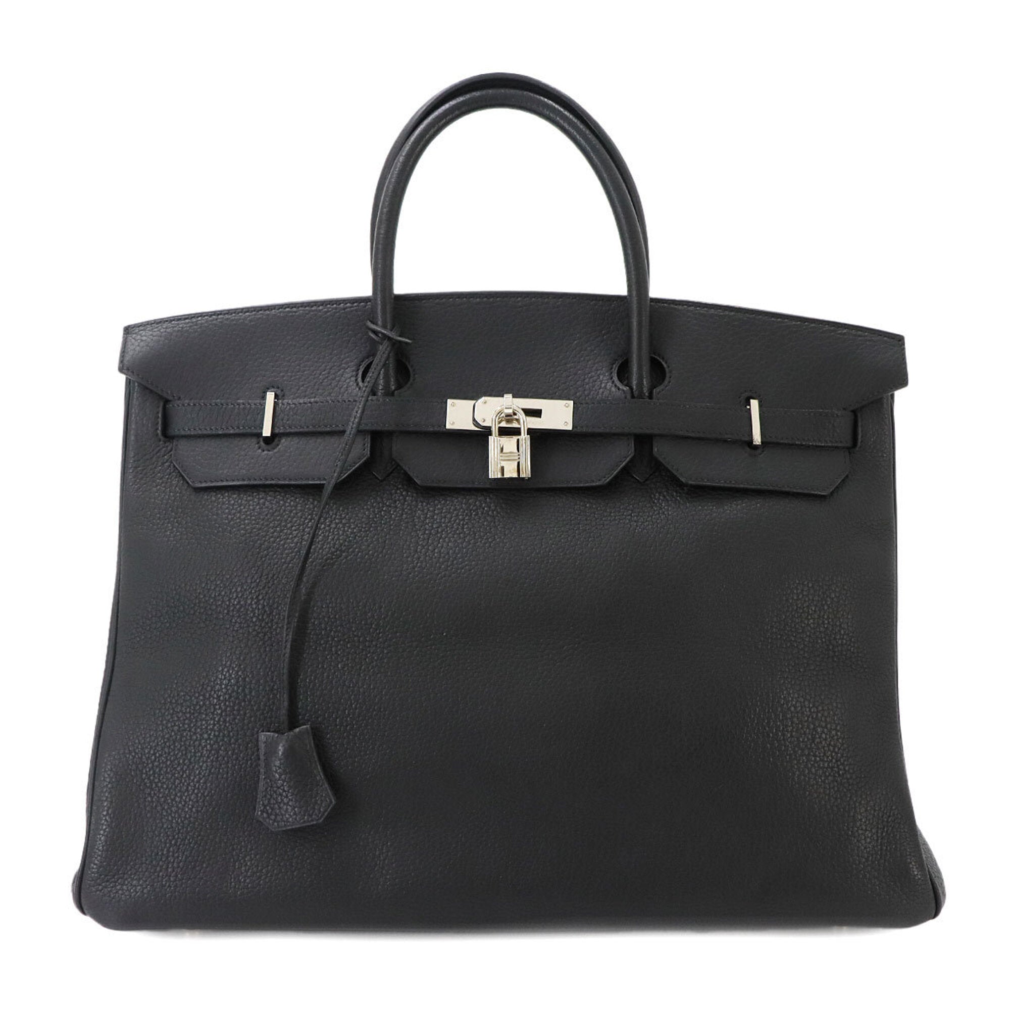 Hermes Black Togo Leather Handbag (Pre-Owned)