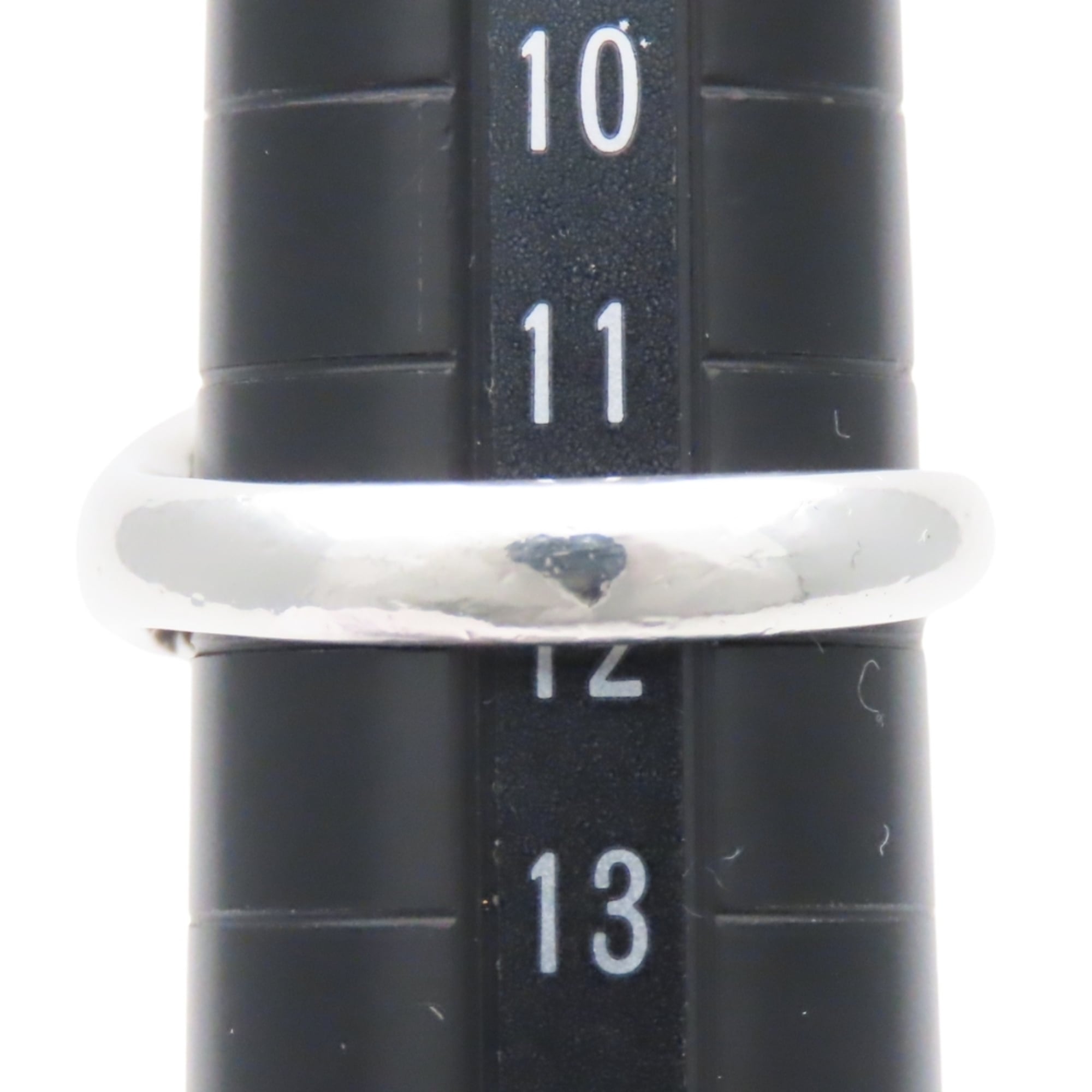 Tiffany Heart Silver Silver 925 Band Ring (Pre-Owned)