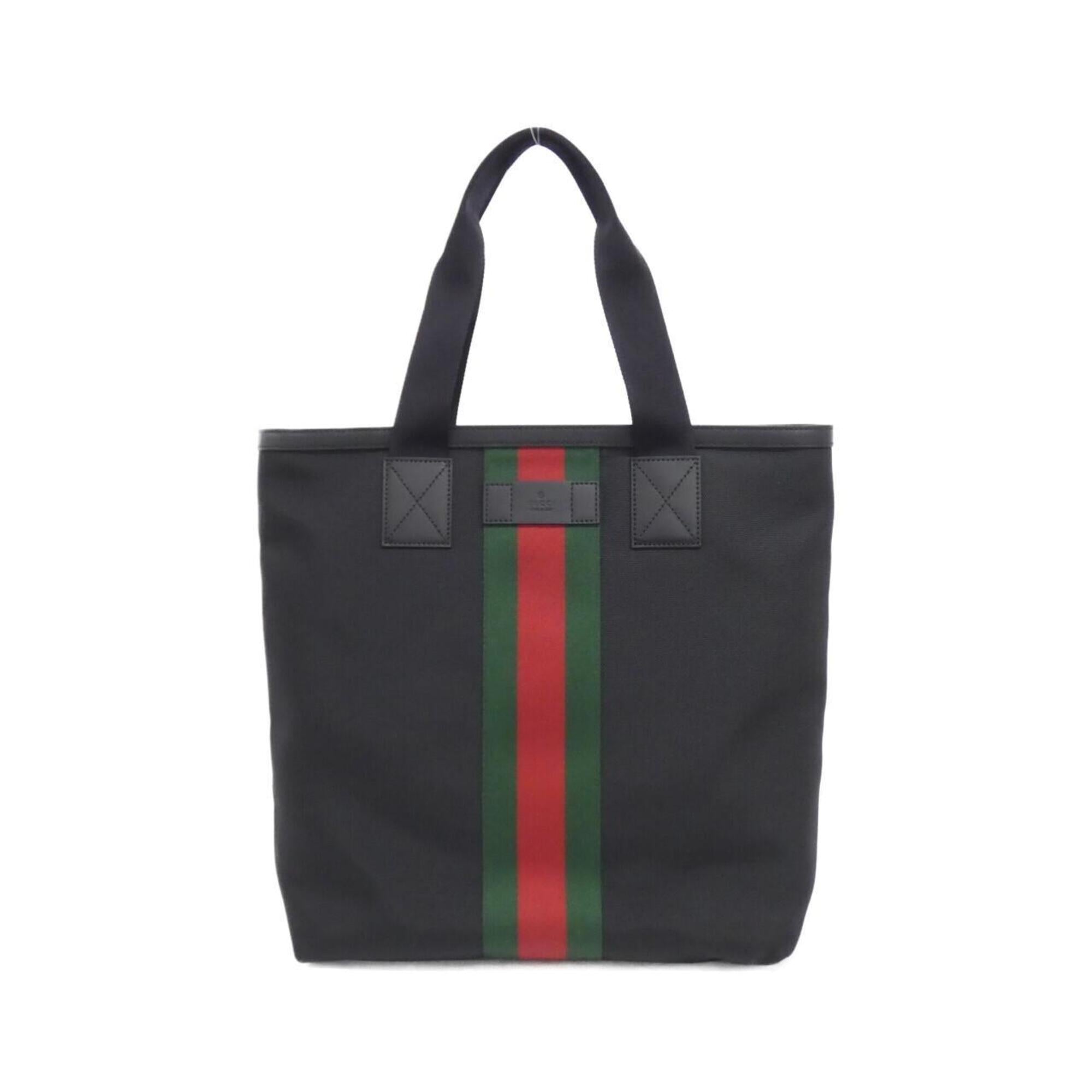 Gucci Black Canvas Handbag (Pre-Owned)