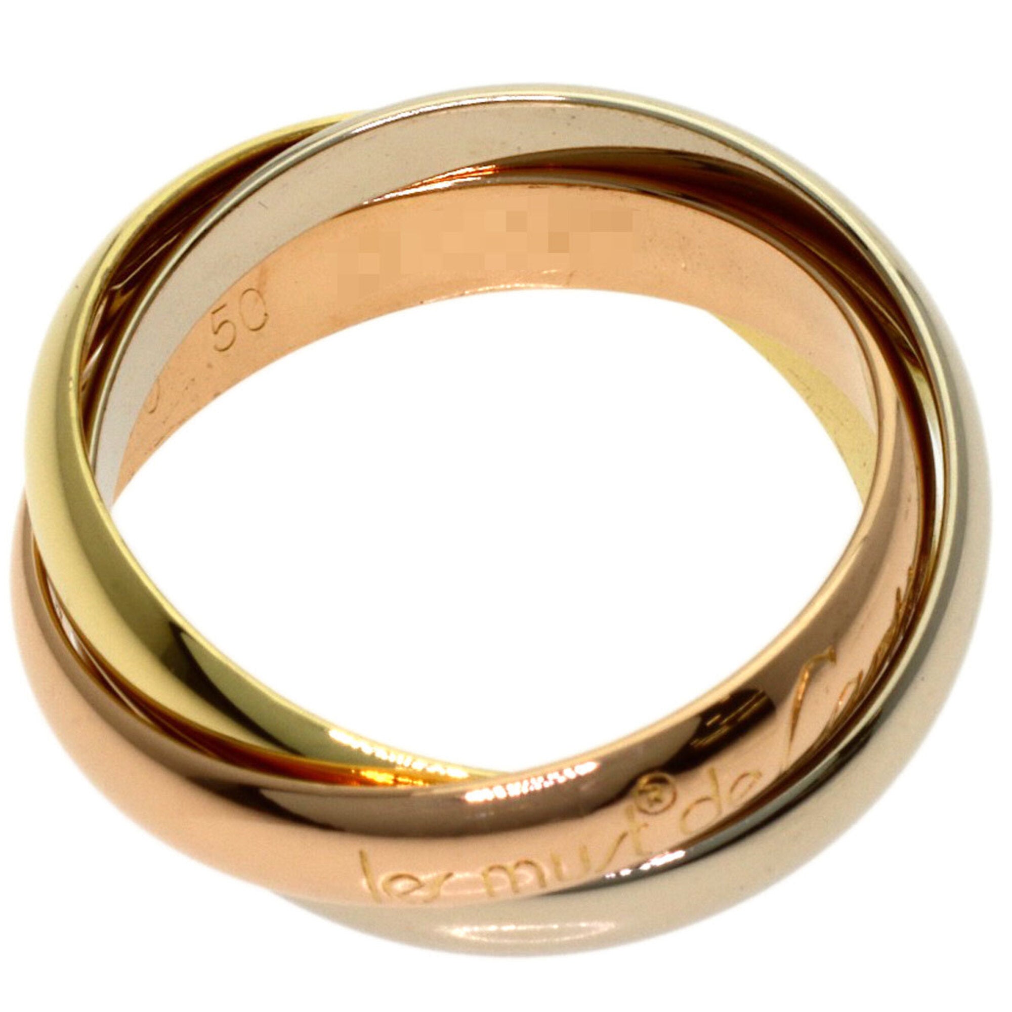 Cartier Trinity Yellow Gold (18K) Pink Gold (18K) White Gold (18K) Band Ring (Pre-Owned)