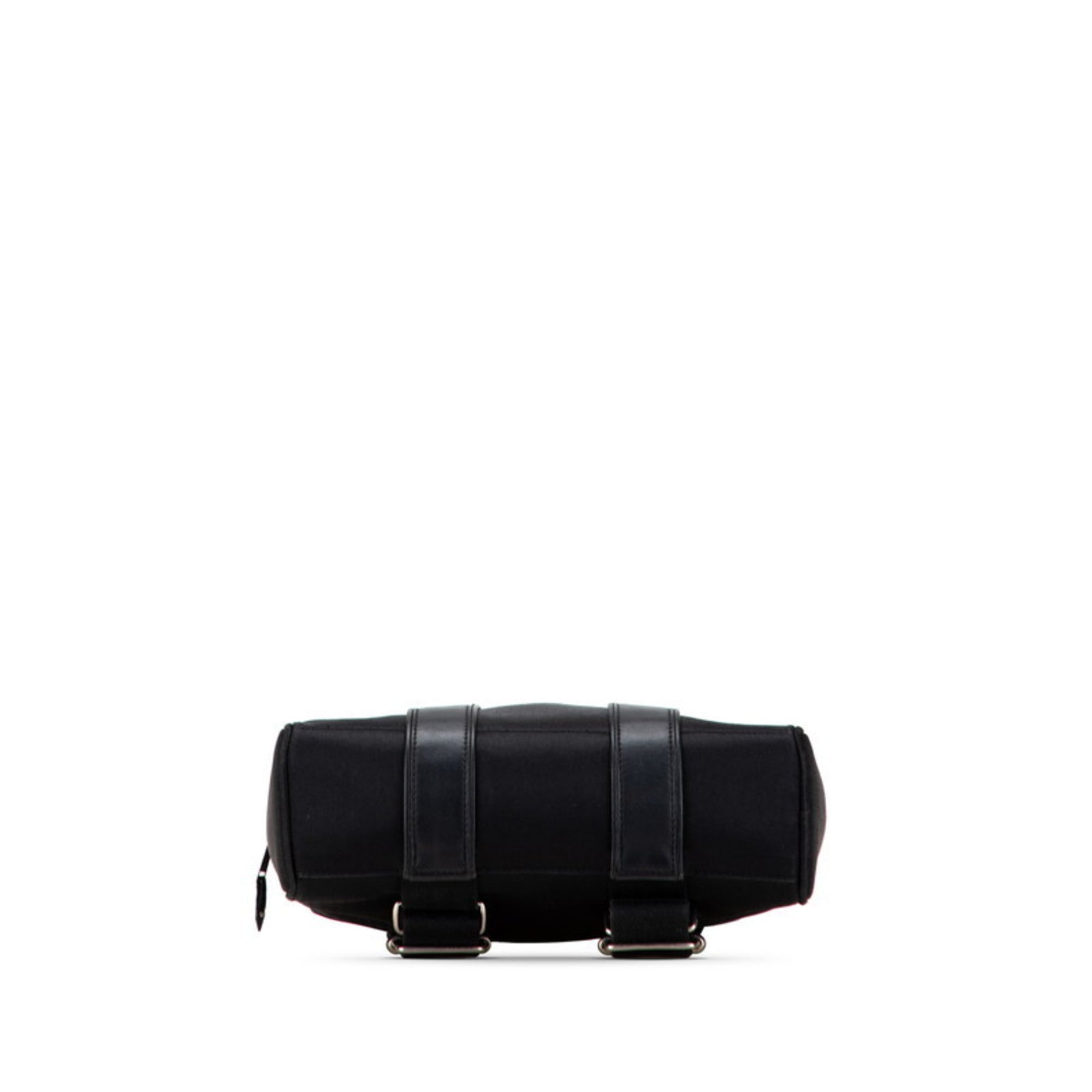 Hermes Acapulco Black Toile Chevron Backpack (Pre-Owned)