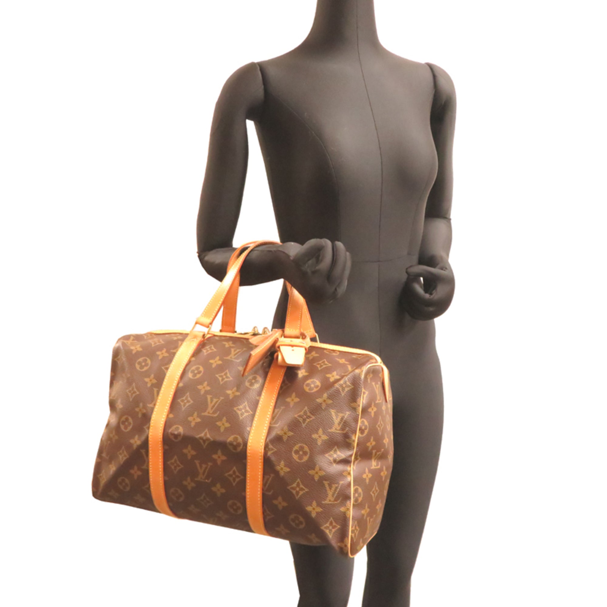 Louis Vuitton Brown Monogram Boston Bag (Pre-Owned)
