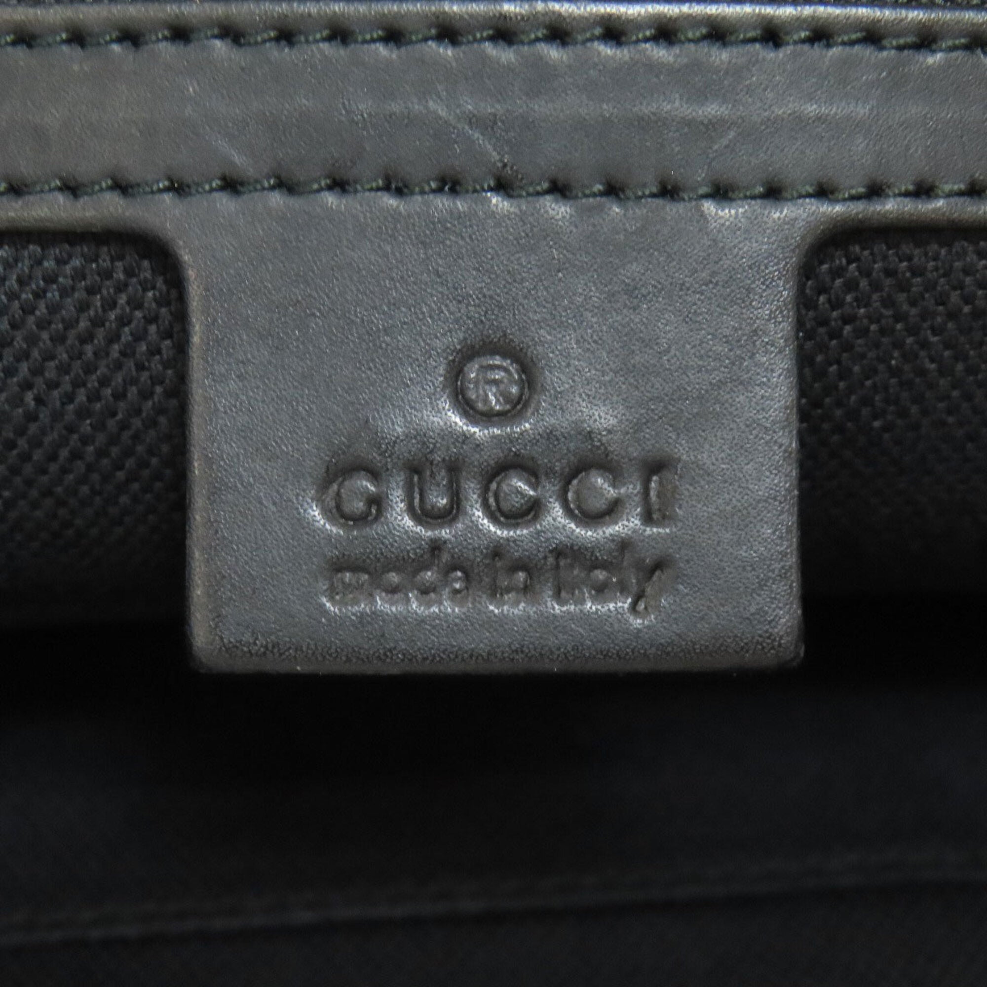 Gucci Black Pvc Shoulder Bag (Pre-Owned)
