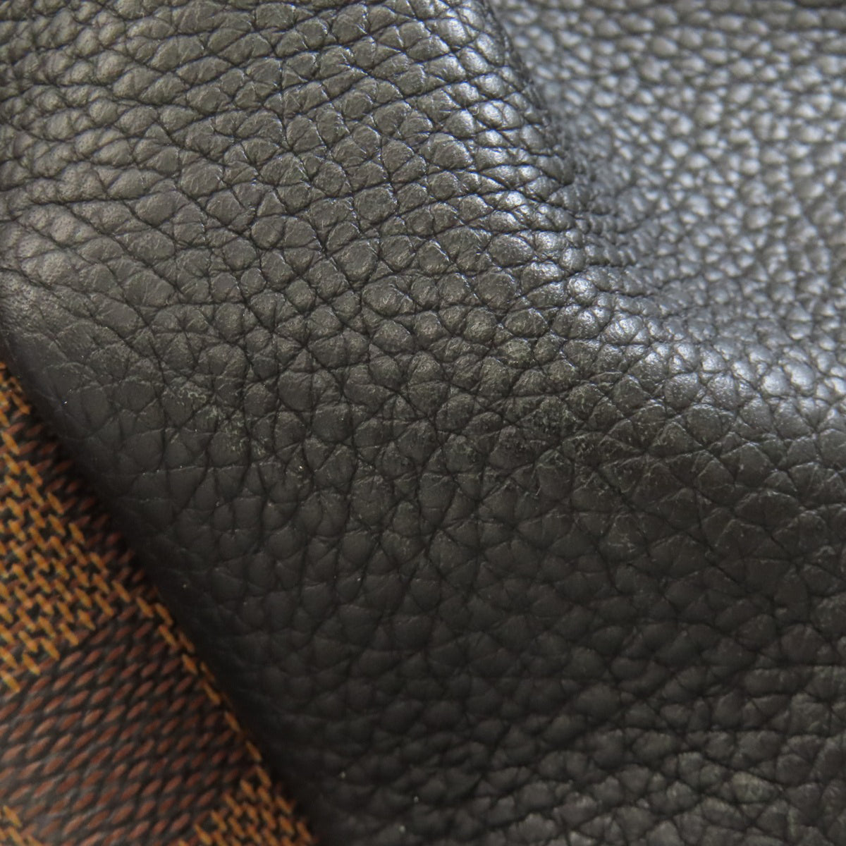 Louis Vuitton Black Damier Canvas Ebene Damier Canvas Handbag (Pre-Owned)