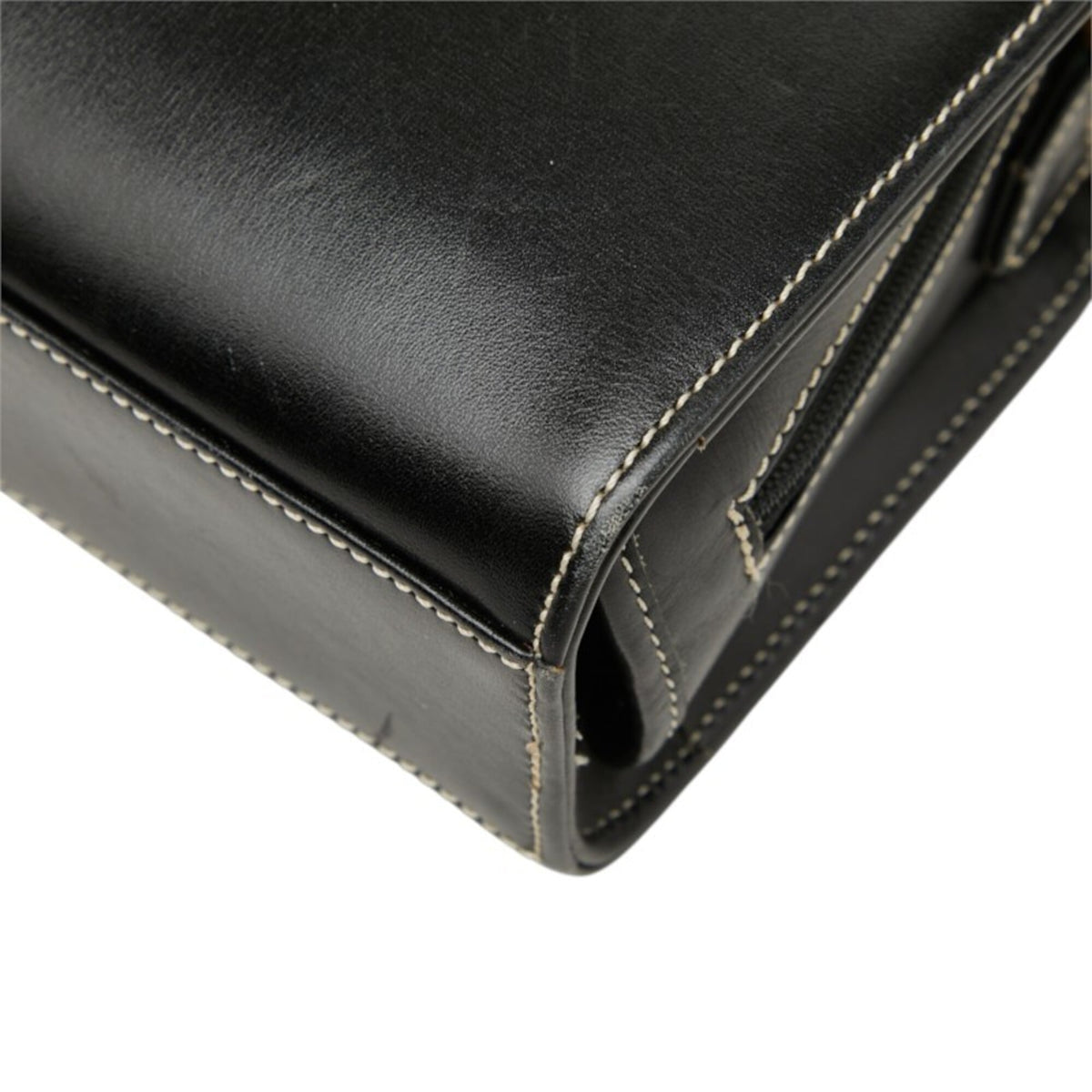 Christian Dior Black Leather Shoulder Bag (Pre-Owned)
