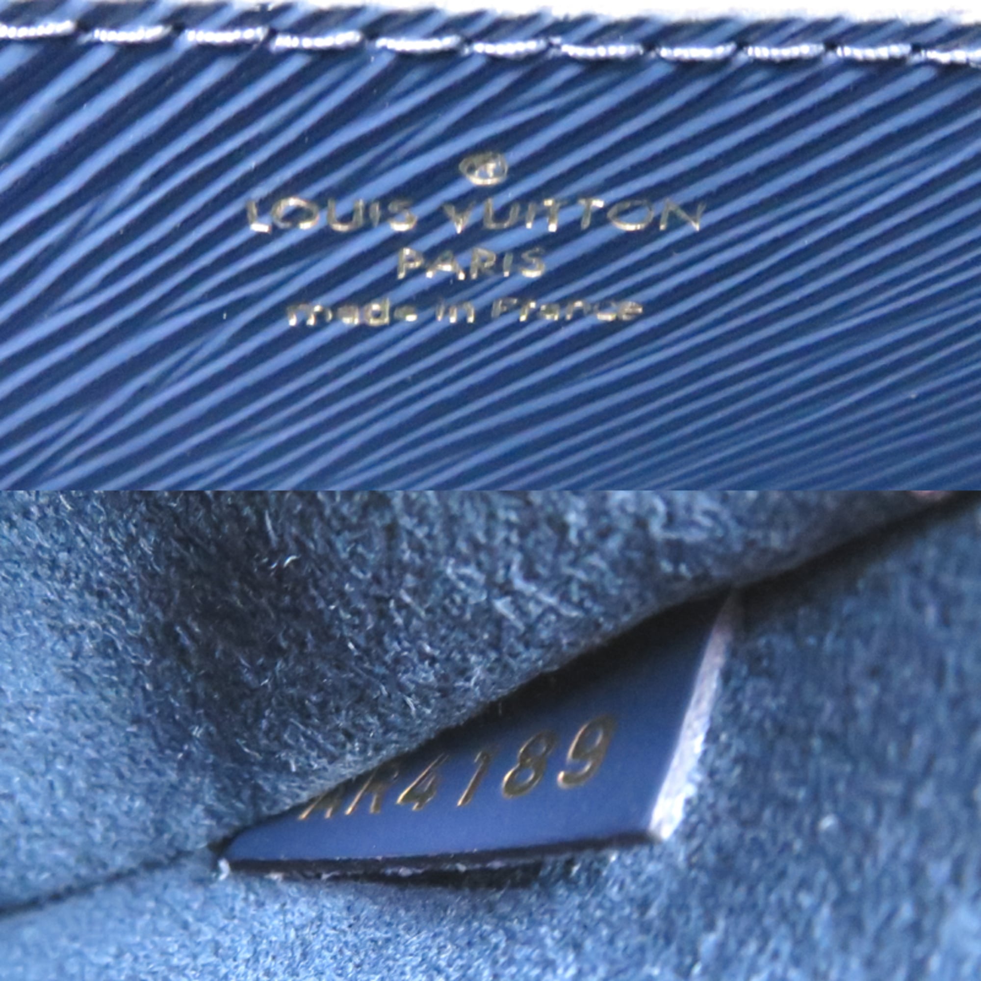 Louis Vuitton Navy Epi Leather Shoulder Bag (Pre-Owned)