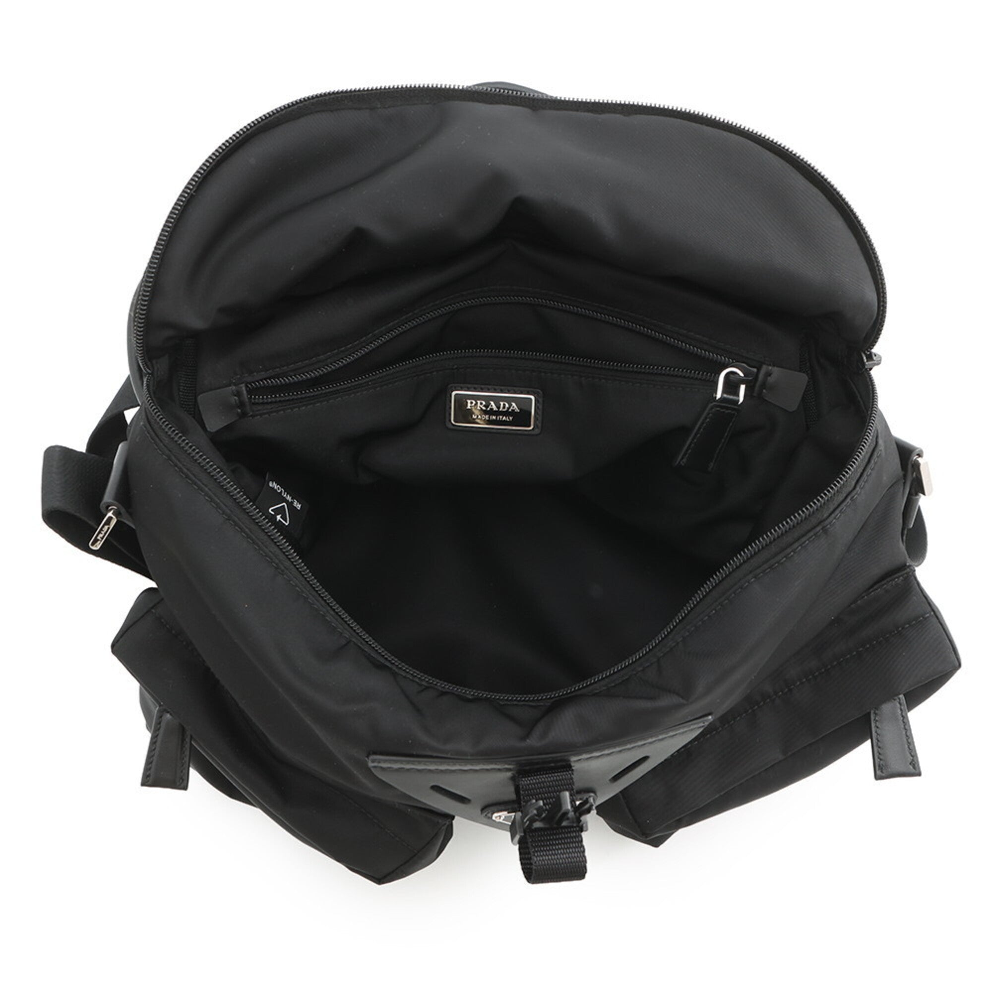Prada Black Nylon Handbag Shoulder Bag (Pre-Owned)