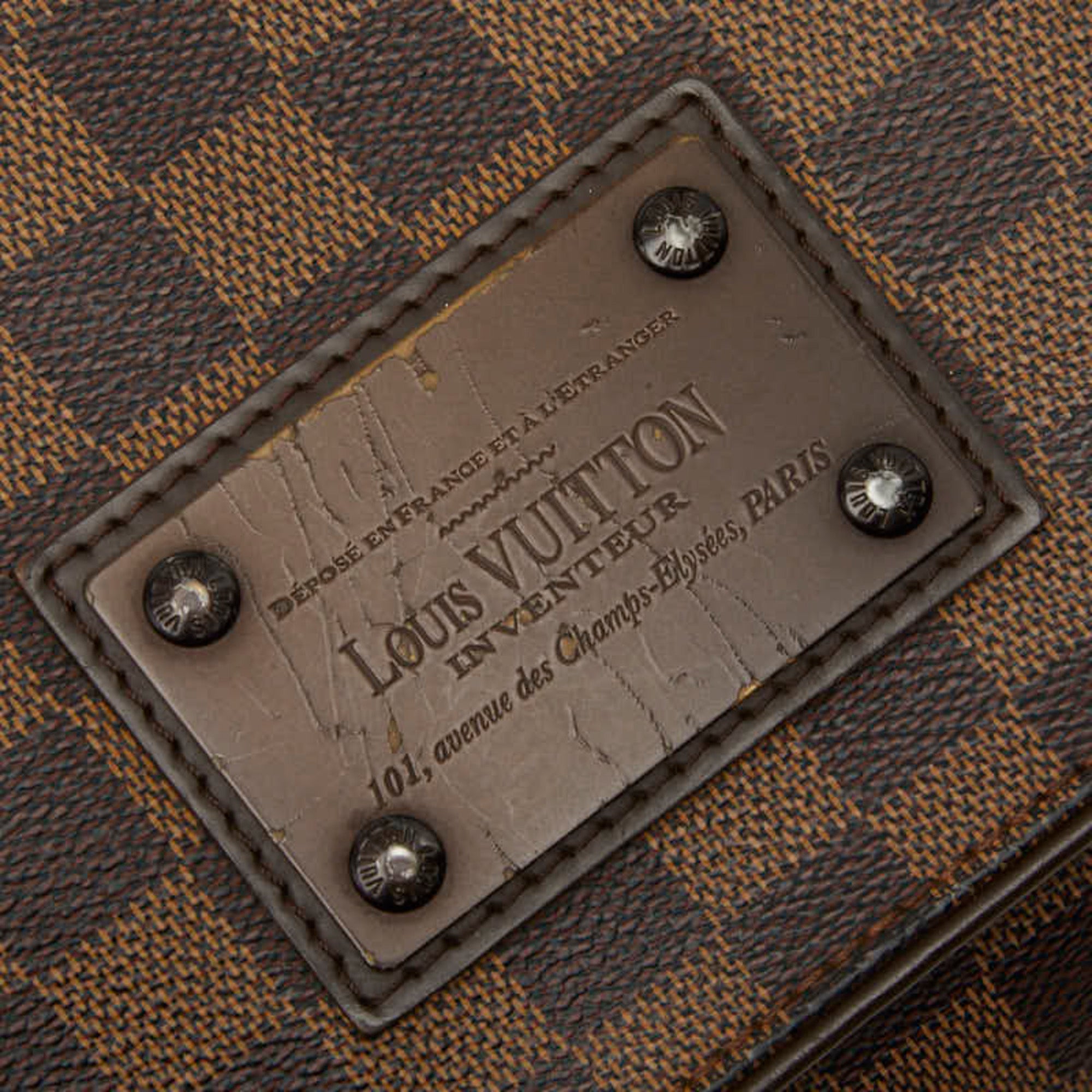 Louis Vuitton Brown Pvc Leather Shoulder Bag (Pre-Owned)