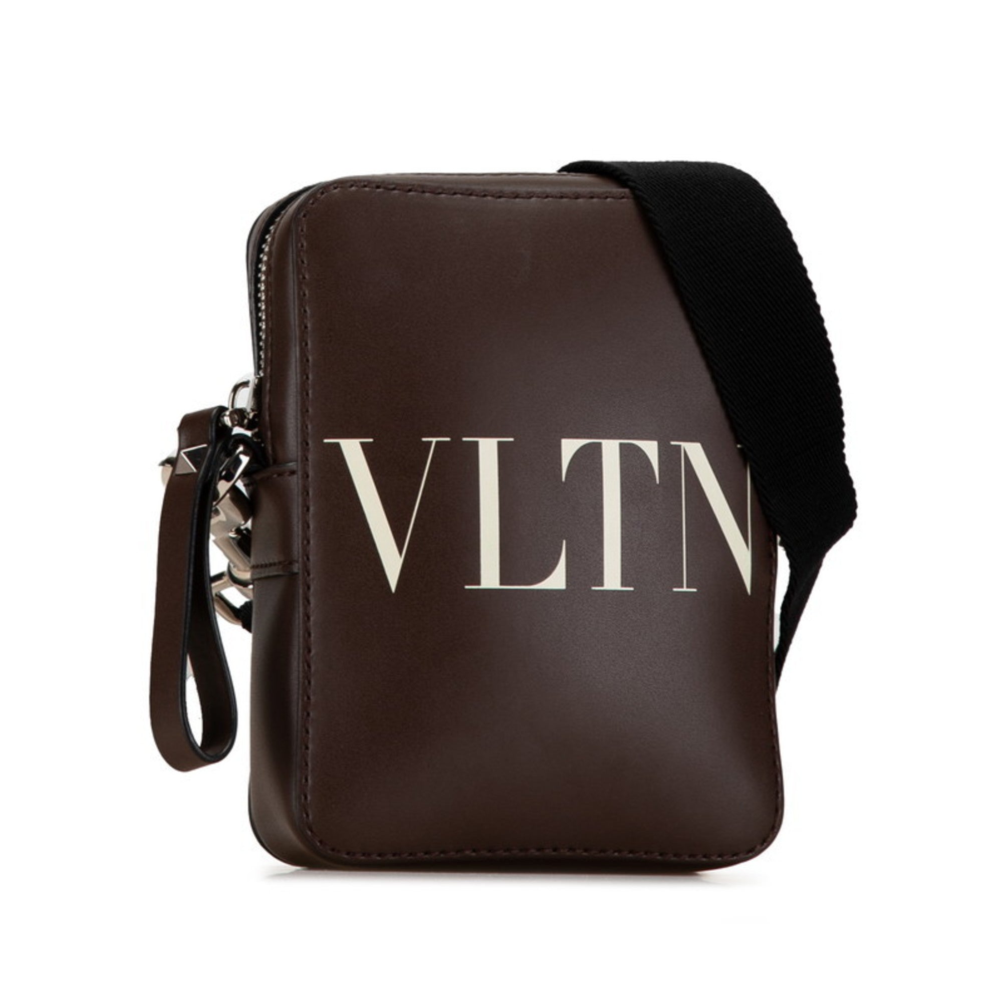 Valentino Brown Leather Shoulder Bag (Pre-Owned)