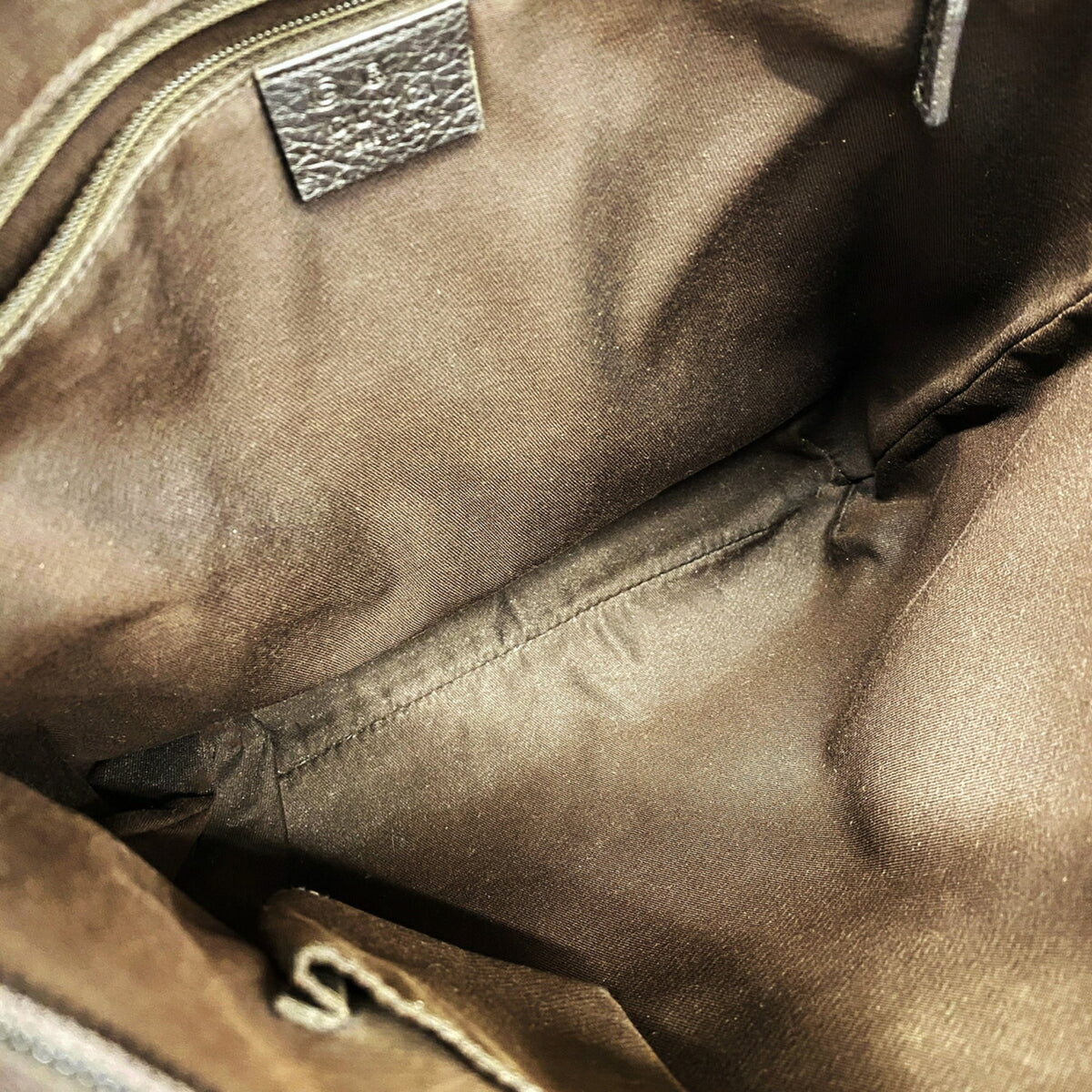Gucci Brown Canvas Shoulder Bag (Pre-Owned)