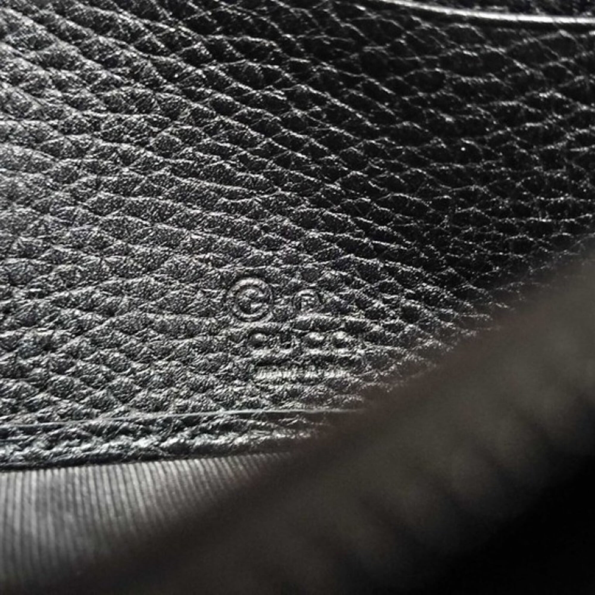 Gucci Black Leather Coin Purse/Coin Case (Pre-Owned)