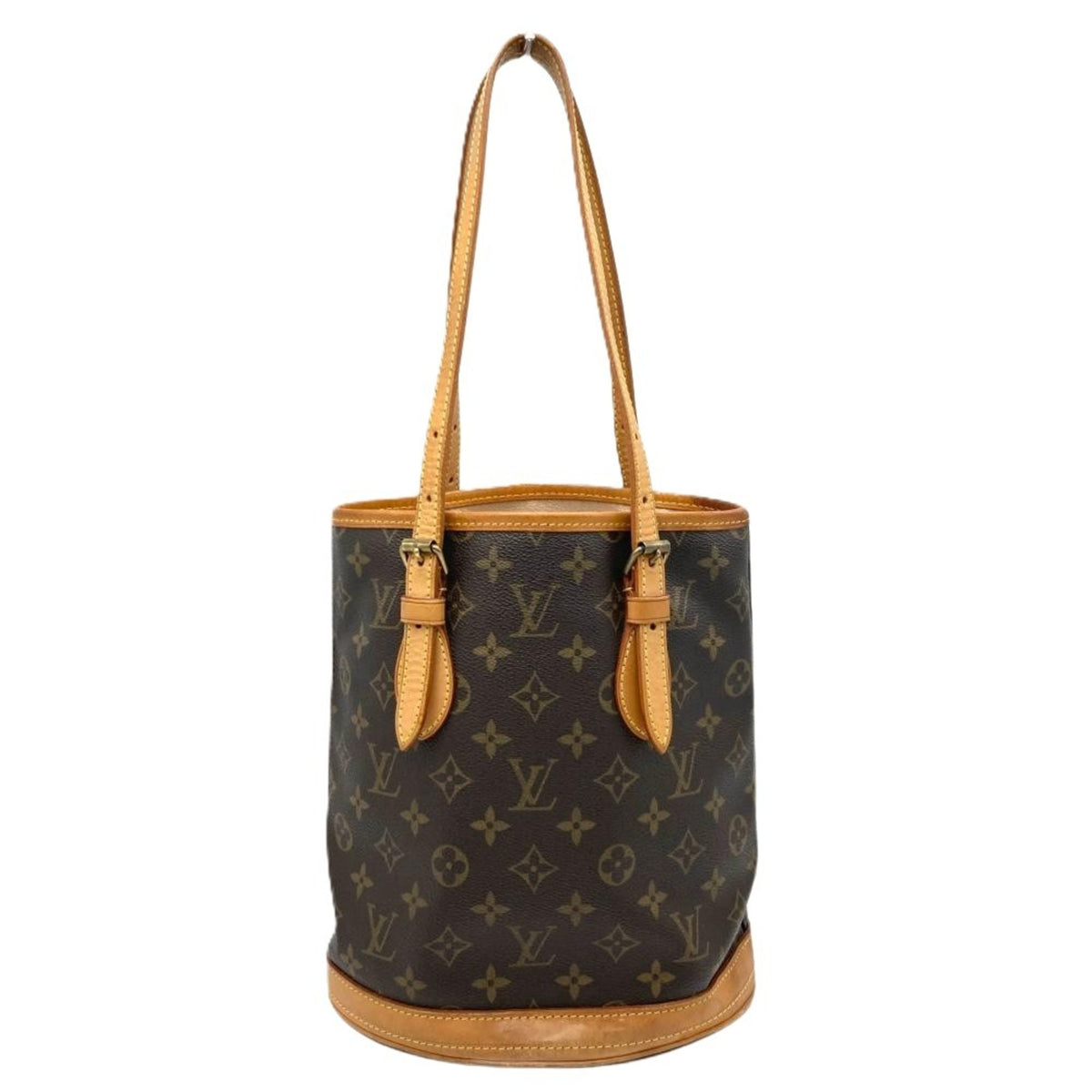 Louis Vuitton Brown Monogram Canvas Handbag Tote Bag (Pre-Owned)