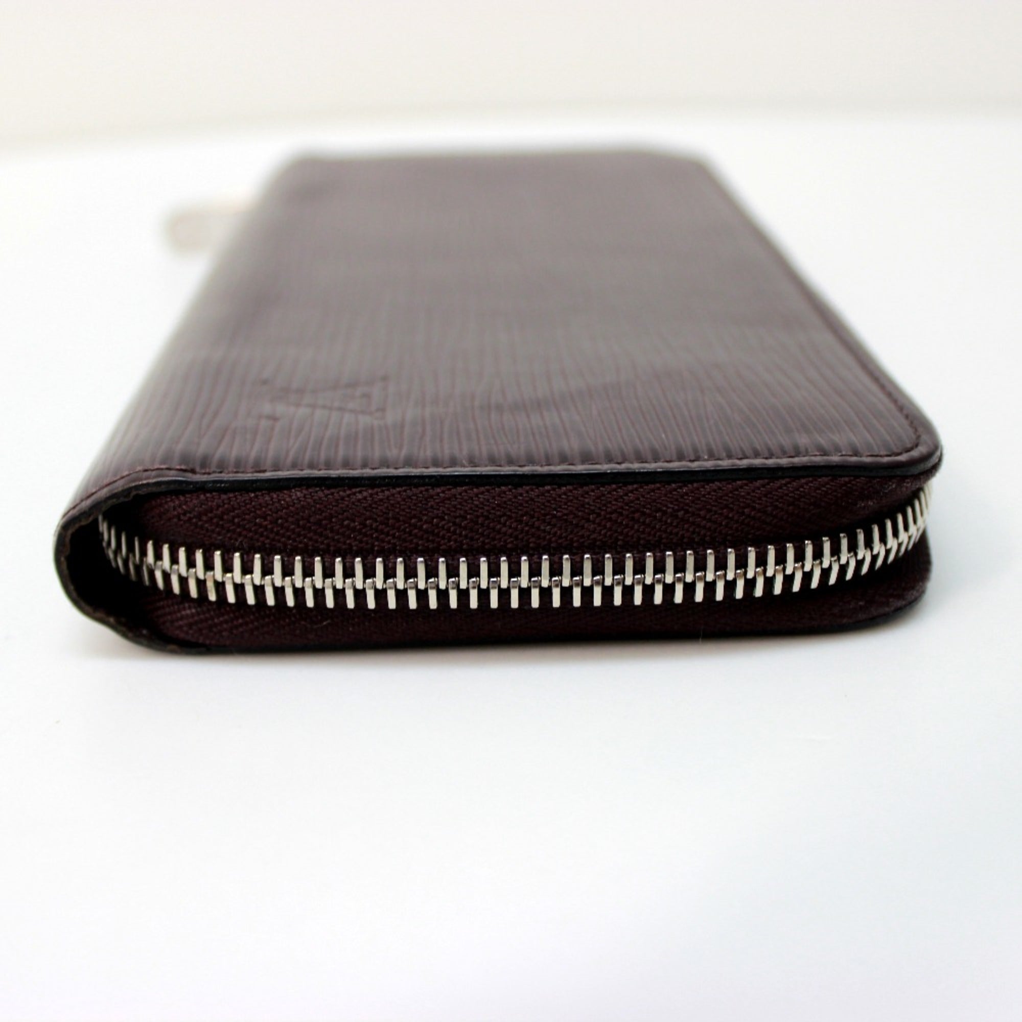Louis Vuitton Purple Leather Long Wallet (Bi-Fold) (Pre-Owned)