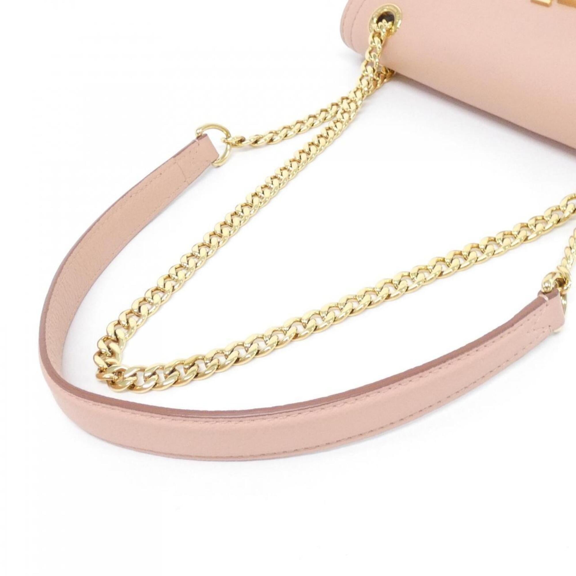 Louis Vuitton Rose Leather Shoulder Bag (Pre-Owned)