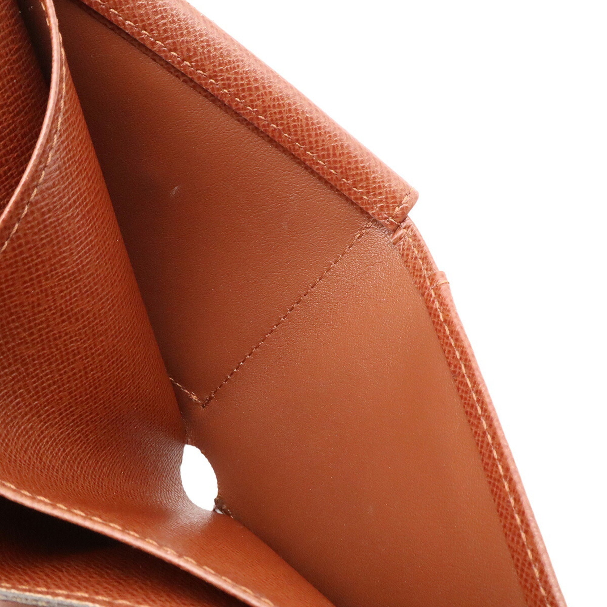 Louis Vuitton Brown Monogram Canvas Wallet (Bi-Fold) (Pre-Owned)