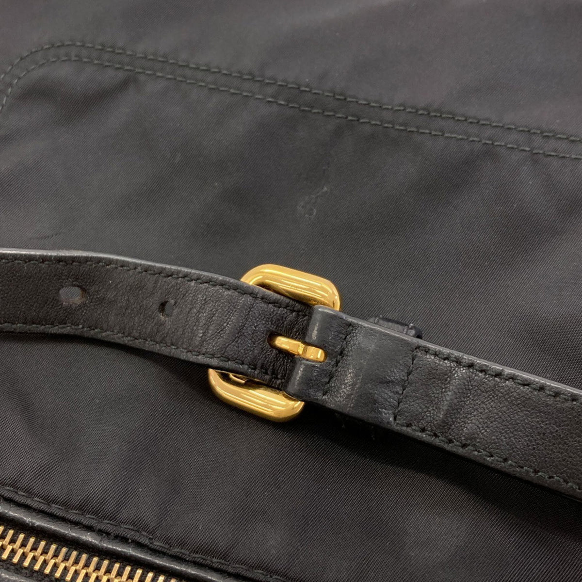Prada Black Nylon Shoulder Bag (Pre-Owned)