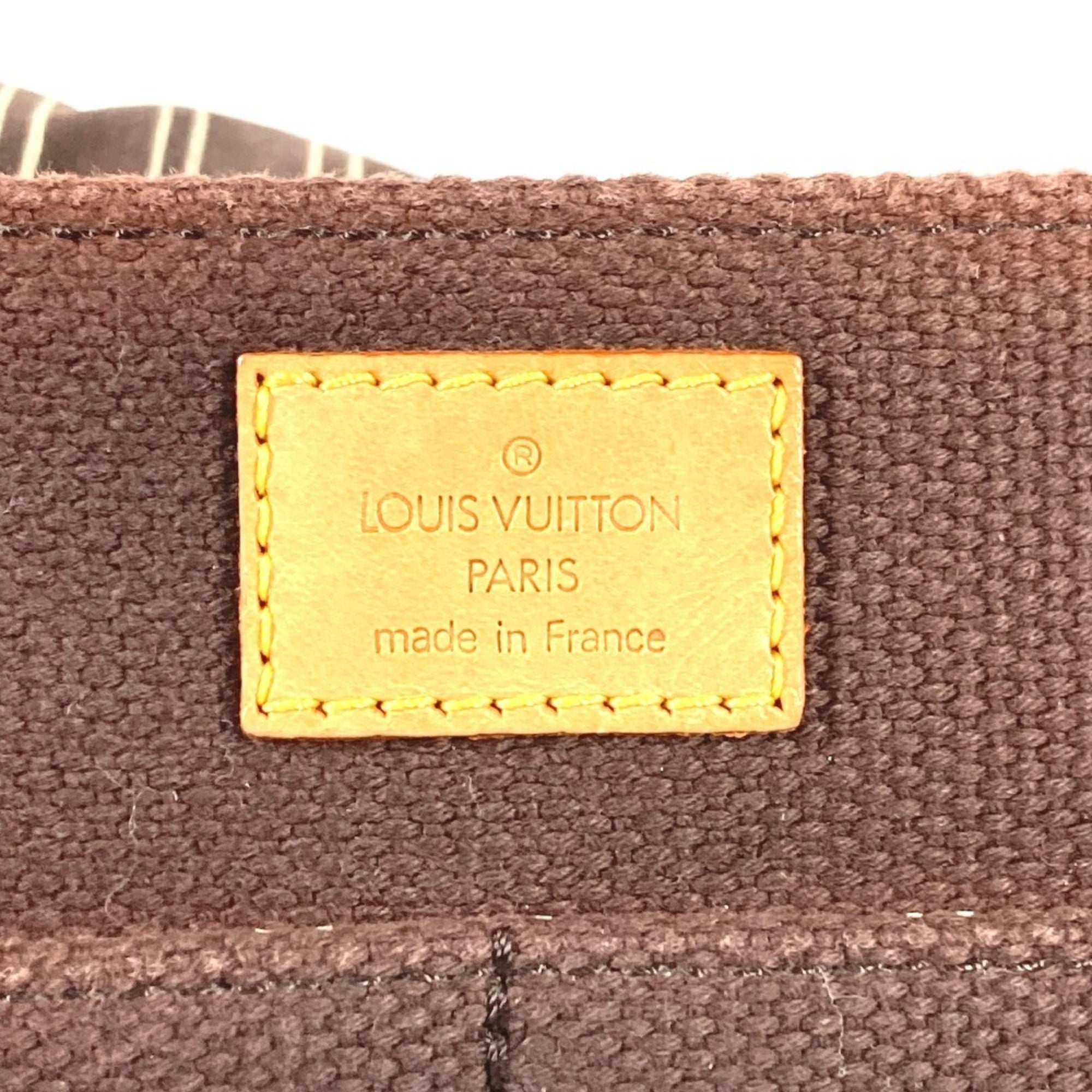 Louis Vuitton Brown Canvas Shoulder Bag (Pre-Owned)