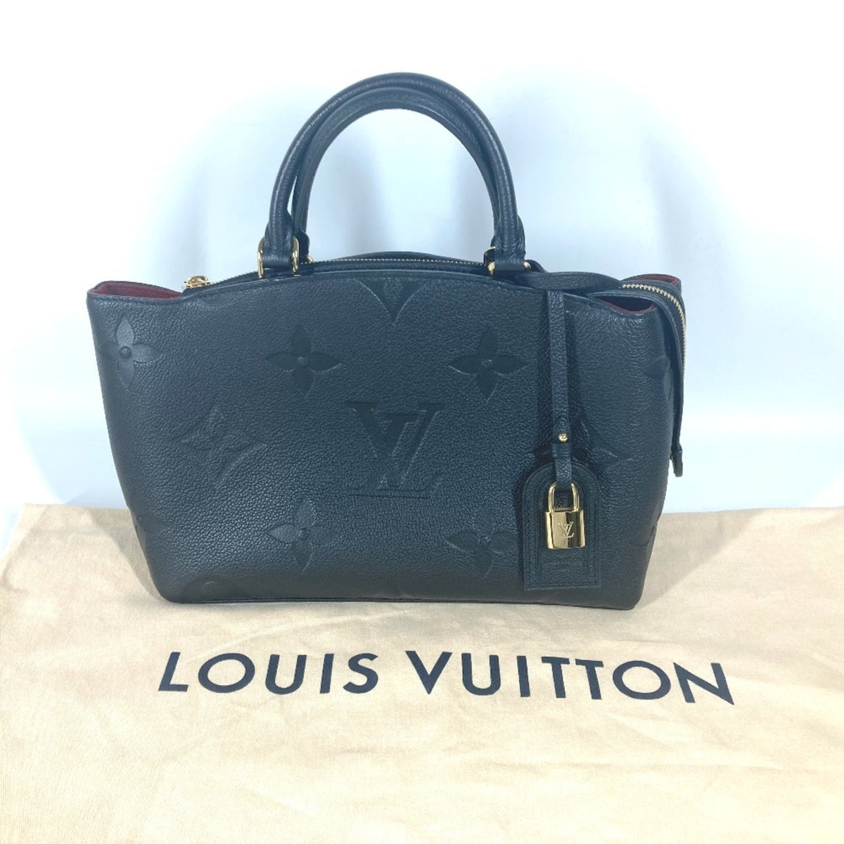 Louis Vuitton Black Monogram Empreinte Handbag Tote Bag (Pre-Owned)