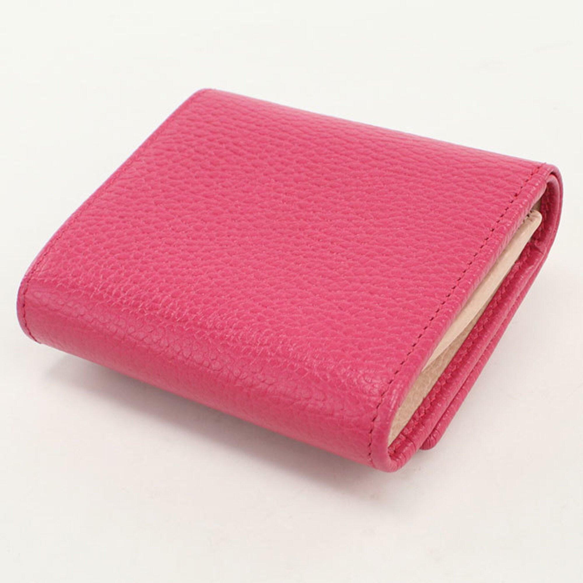 Gucci Pink Leather Wallet (Bi-Fold) (Pre-Owned)