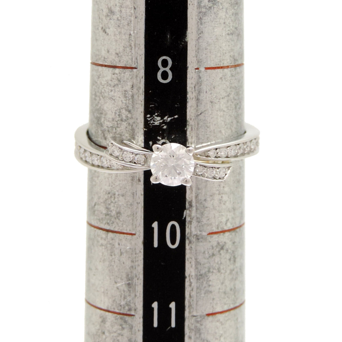 Chanel Platinum 950 Band Ring (Pre-Owned)