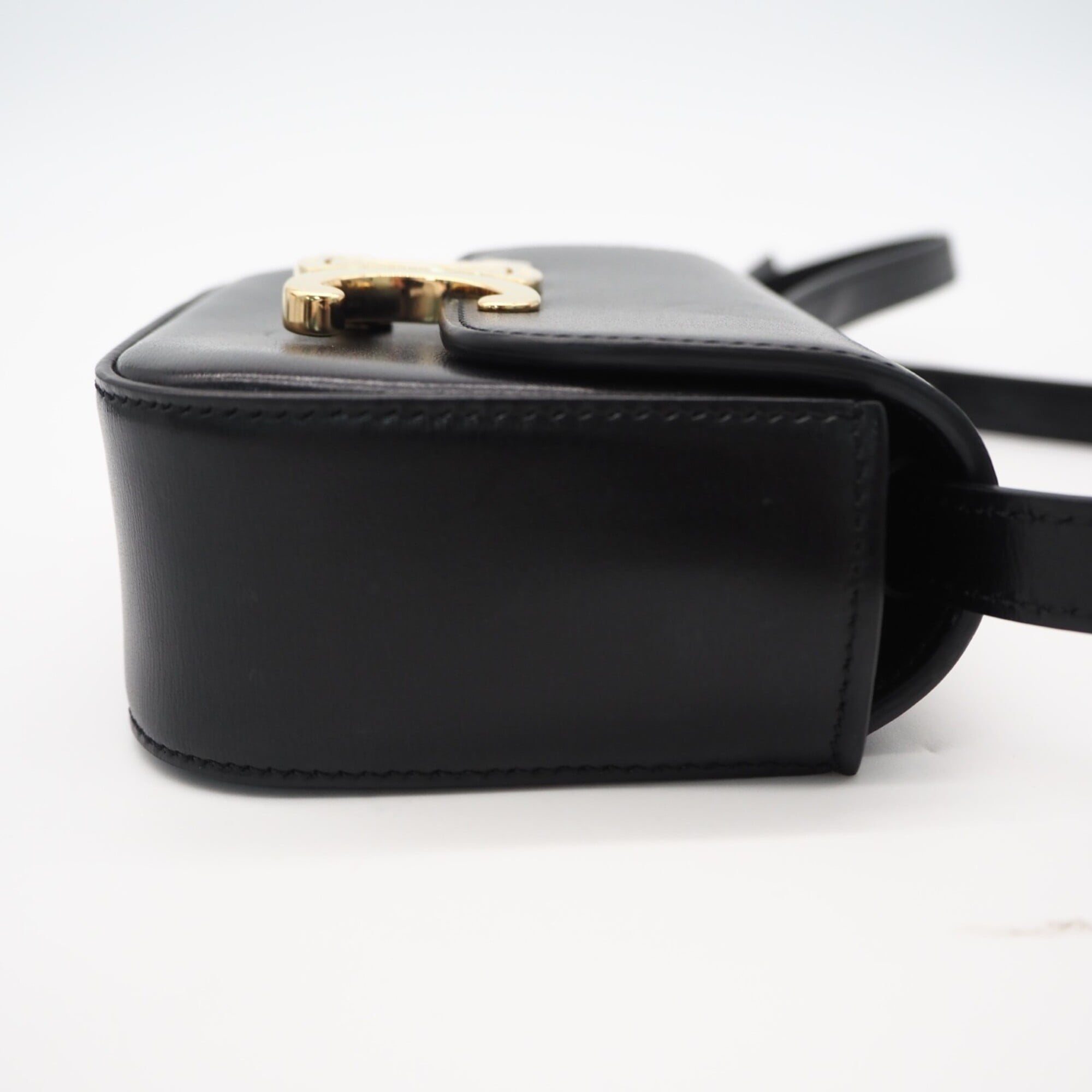 Celine Black Leather Shoulder Bag (Pre-Owned)